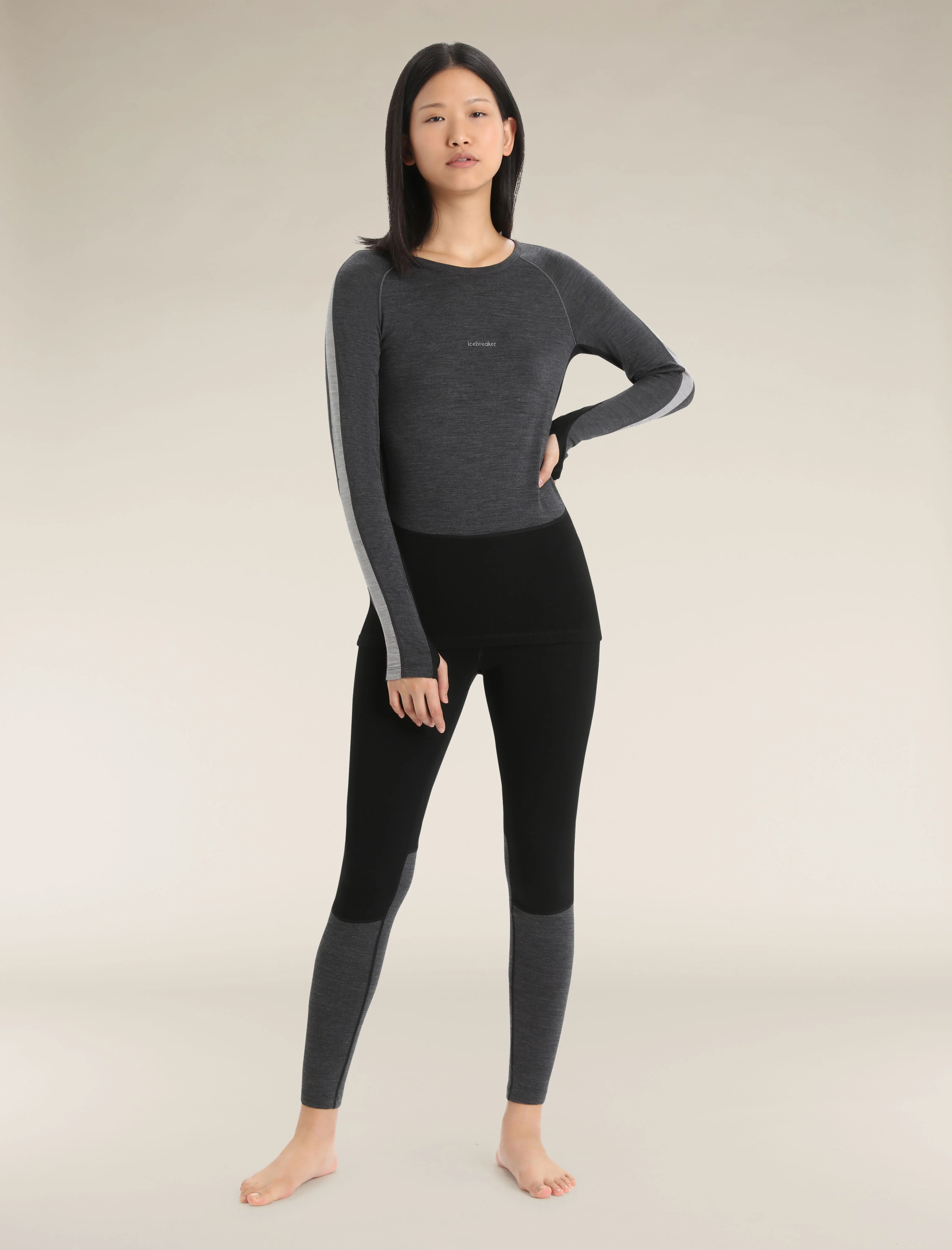 Women's 200 ZoneKnit⢠Long Sleeve Crew Thermal Top - Image 3