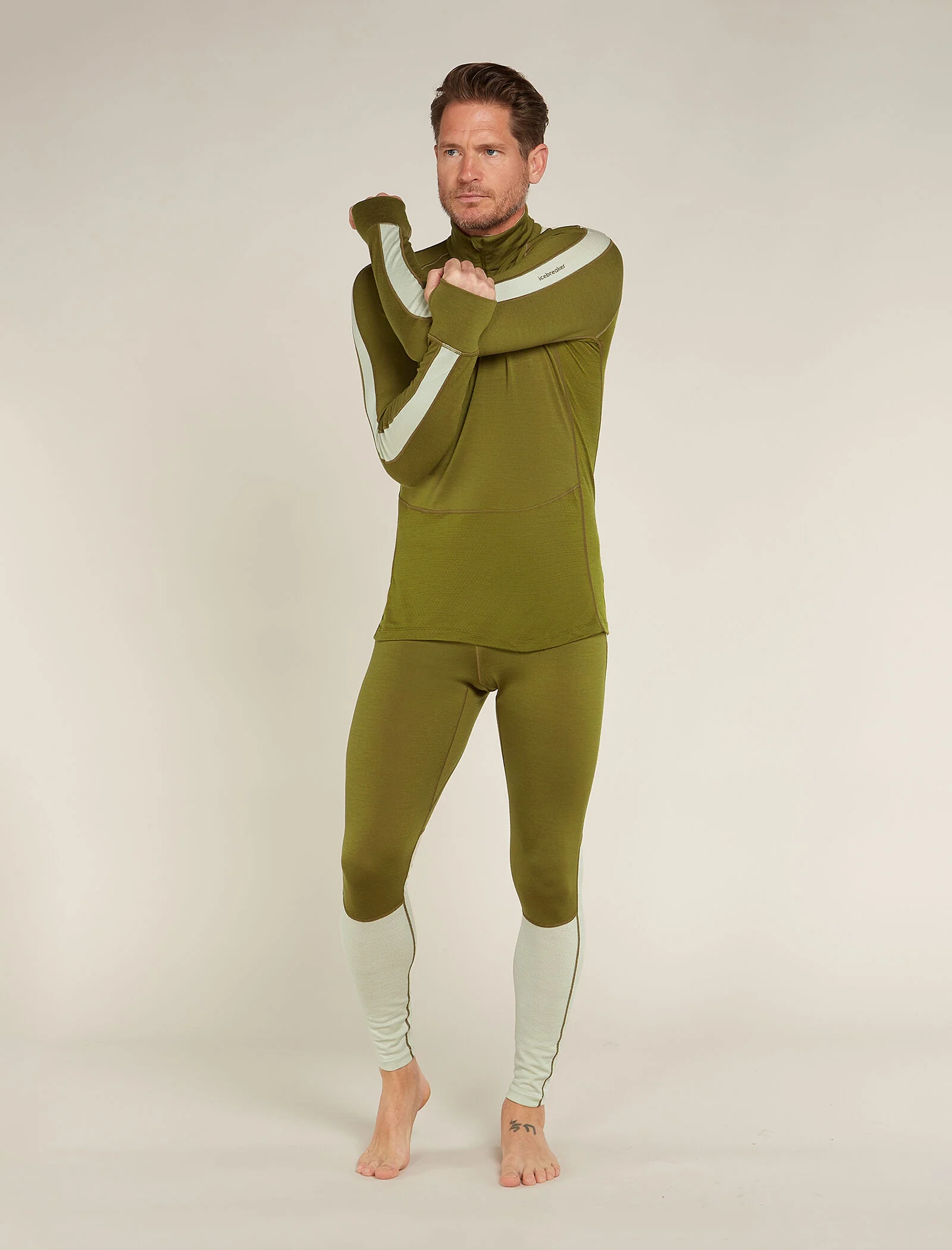 Men's 260 ZoneKnit™ Long Sleeve Half Zip Thermal Top - Image 3