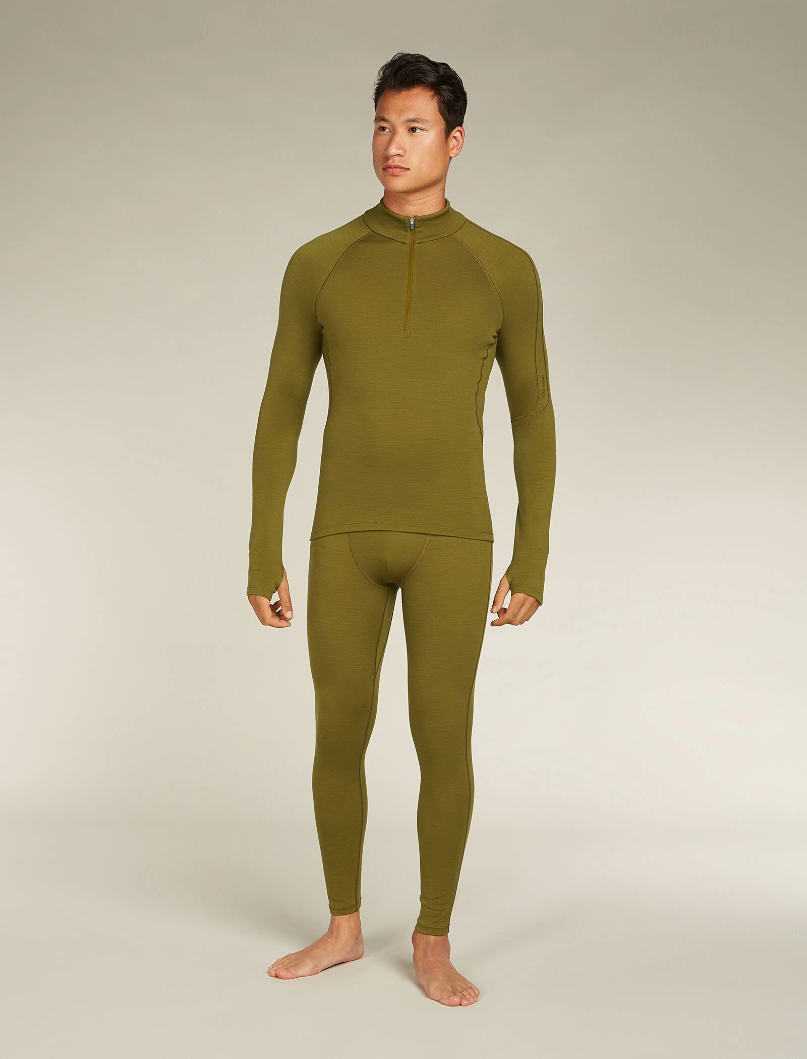 Men's 300 MerinoFine™ Polar Long Sleeve Half Zip Thermal Top - Image 3