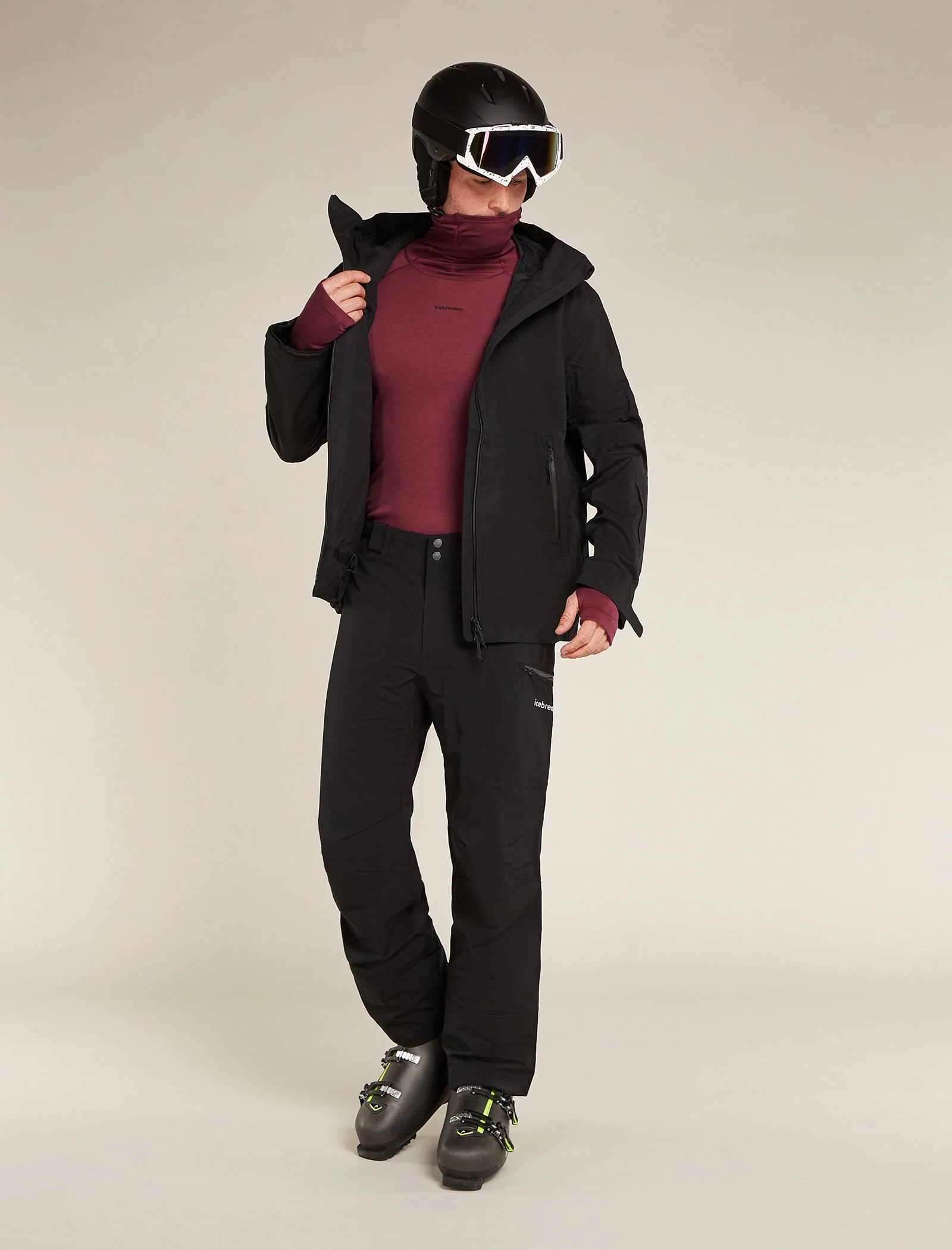 Men's 300 MerinoFine™ Polar Long Sleeve Roll Neck Thermal Top - Image 4