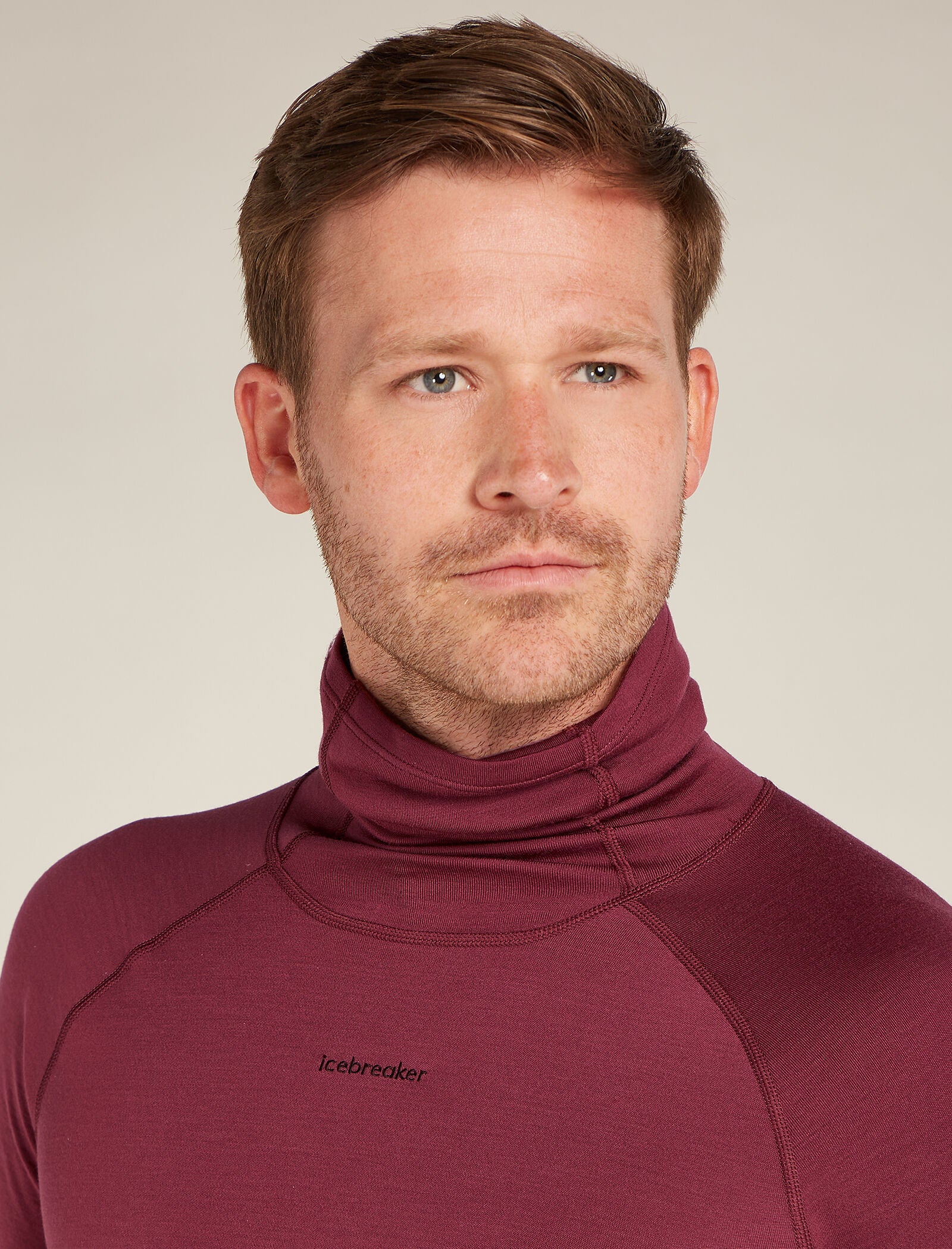 Men's 300 MerinoFine™ Polar Long Sleeve Roll Neck Thermal Top - Image 5