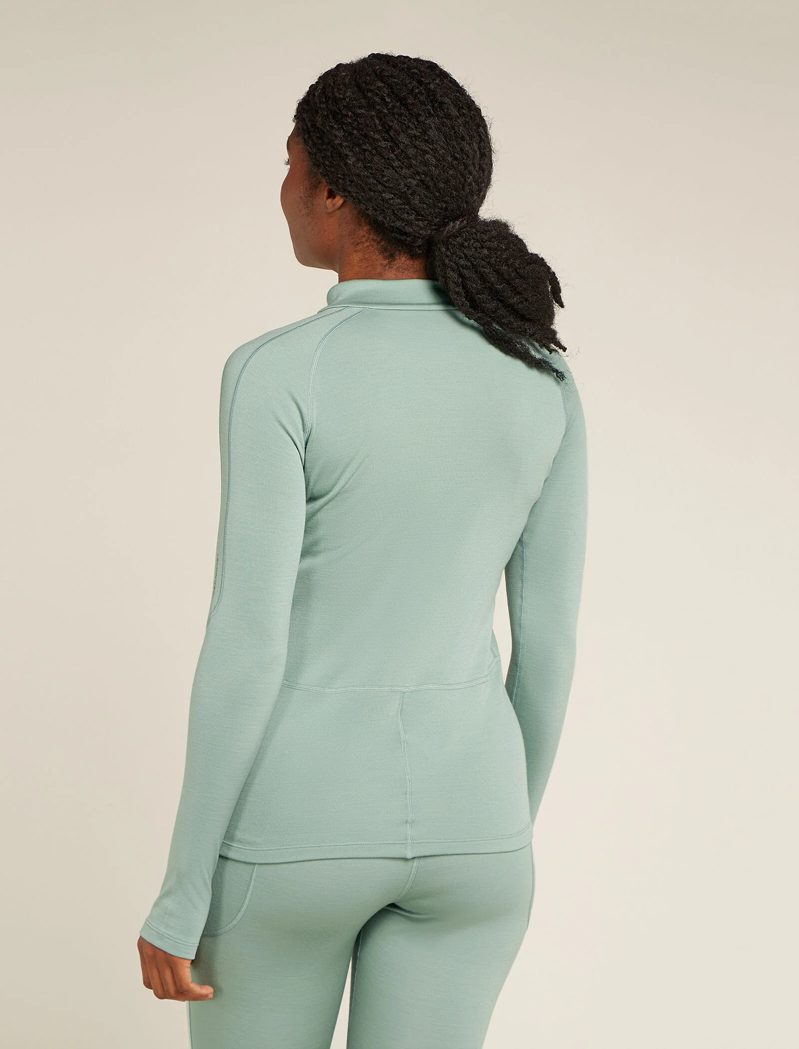 Women's 300 MerinoFine™ Polar Long Sleeve Half Zip Thermal Top - Image 2