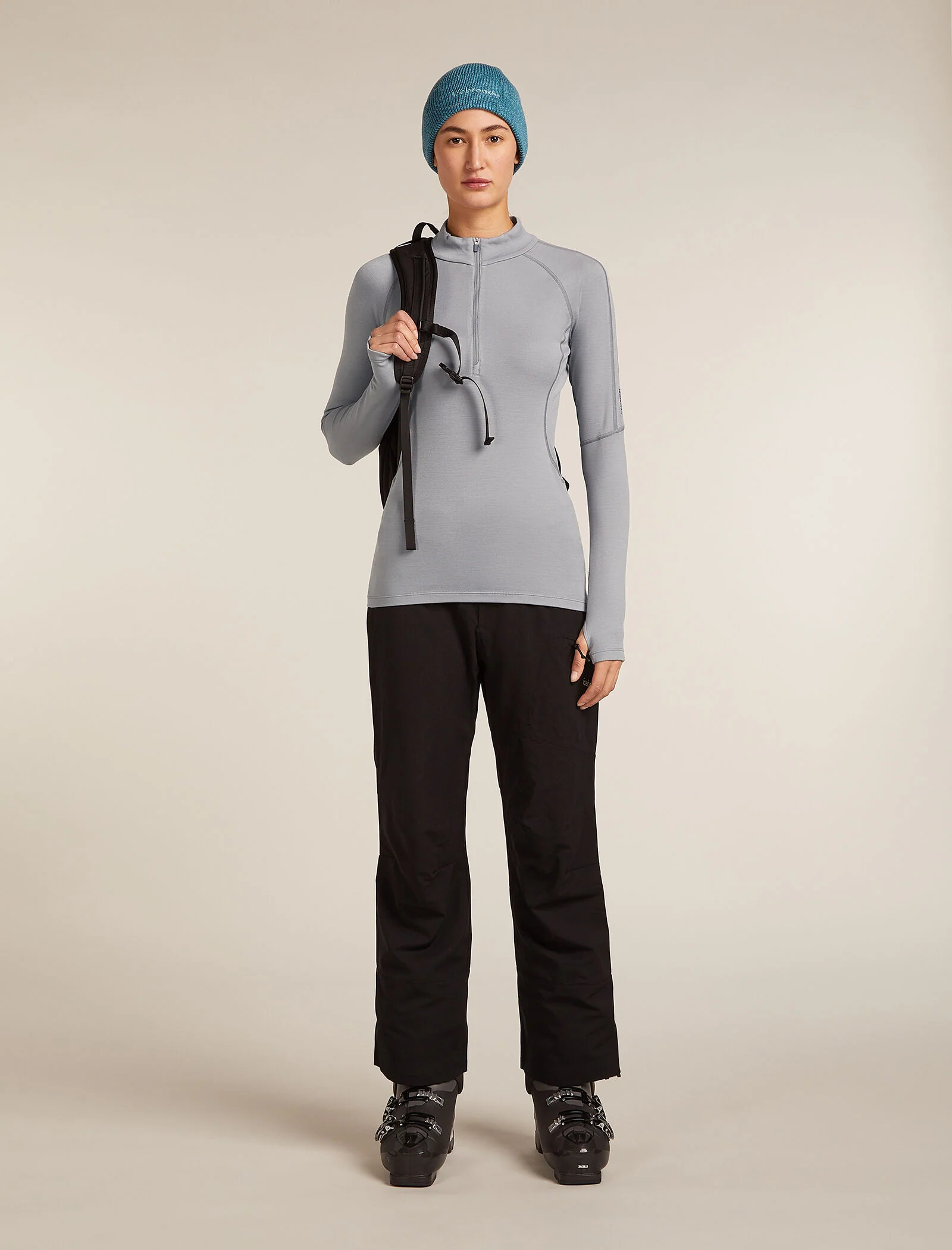 Women's 300 MerinoFine⢠Polar Long Sleeve Half Zip Thermal Top - Image 4