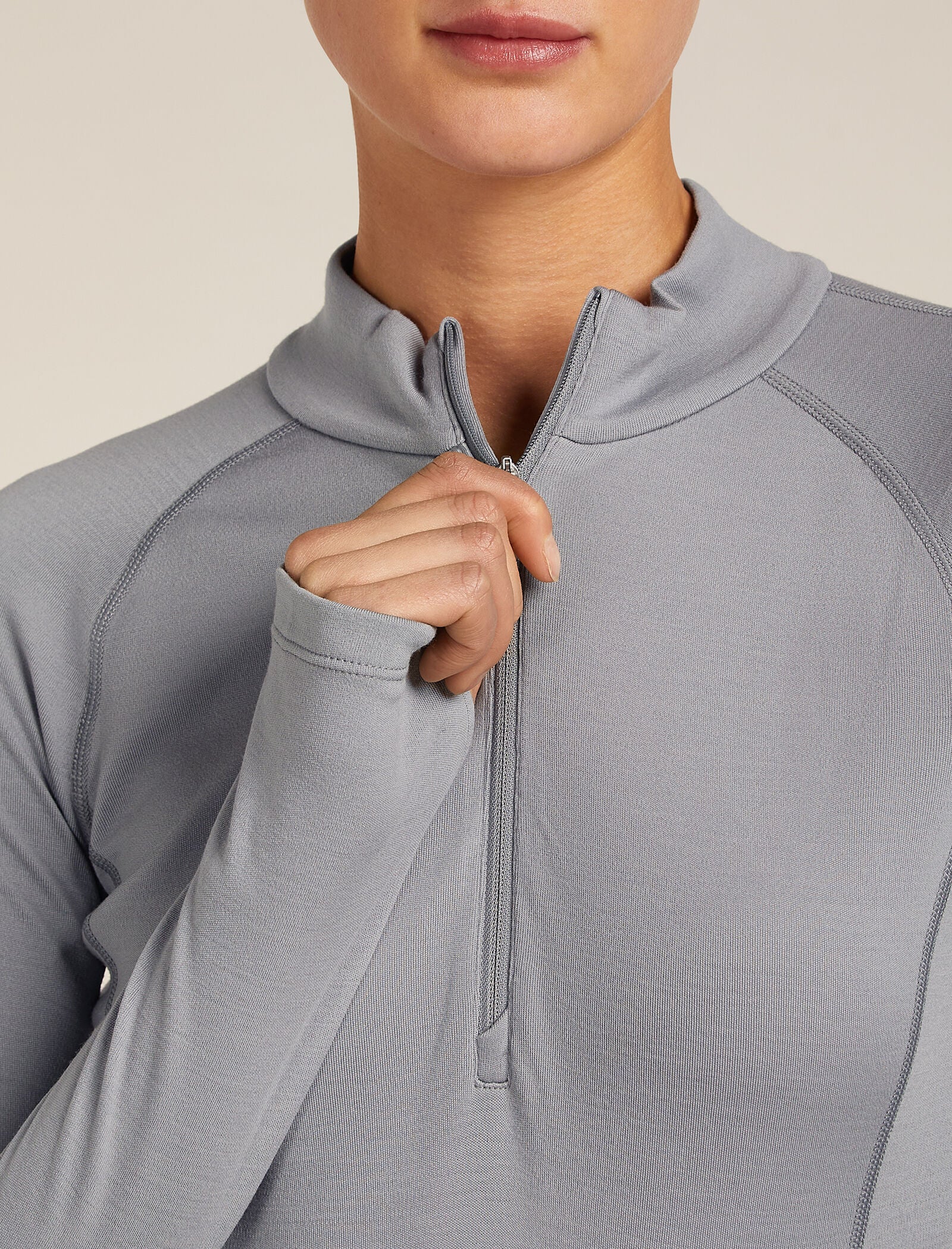 Women's 300 MerinoFine⢠Polar Long Sleeve Half Zip Thermal Top - Image 6