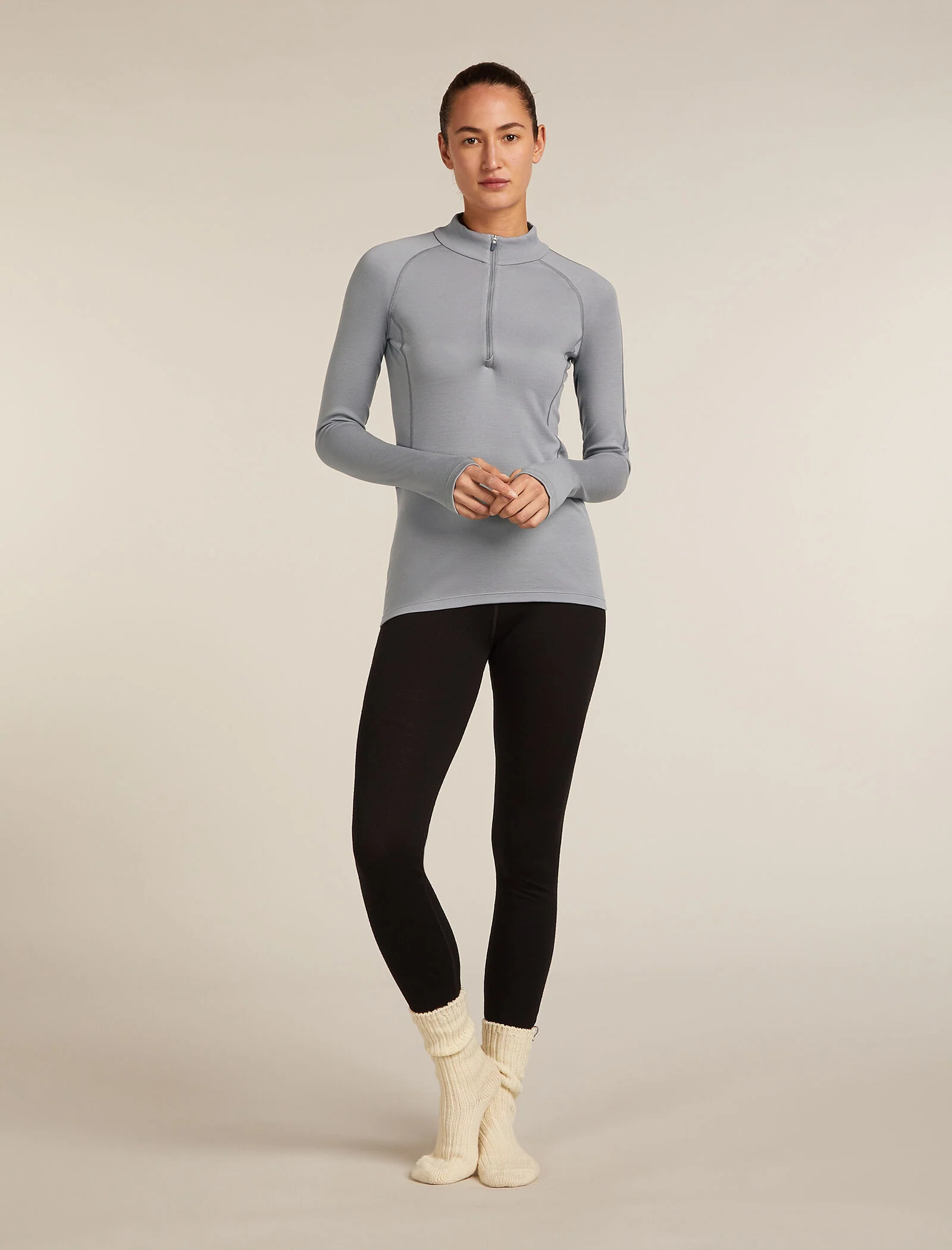 Women's 300 MerinoFine⢠Polar Long Sleeve Half Zip Thermal Top - Image 7