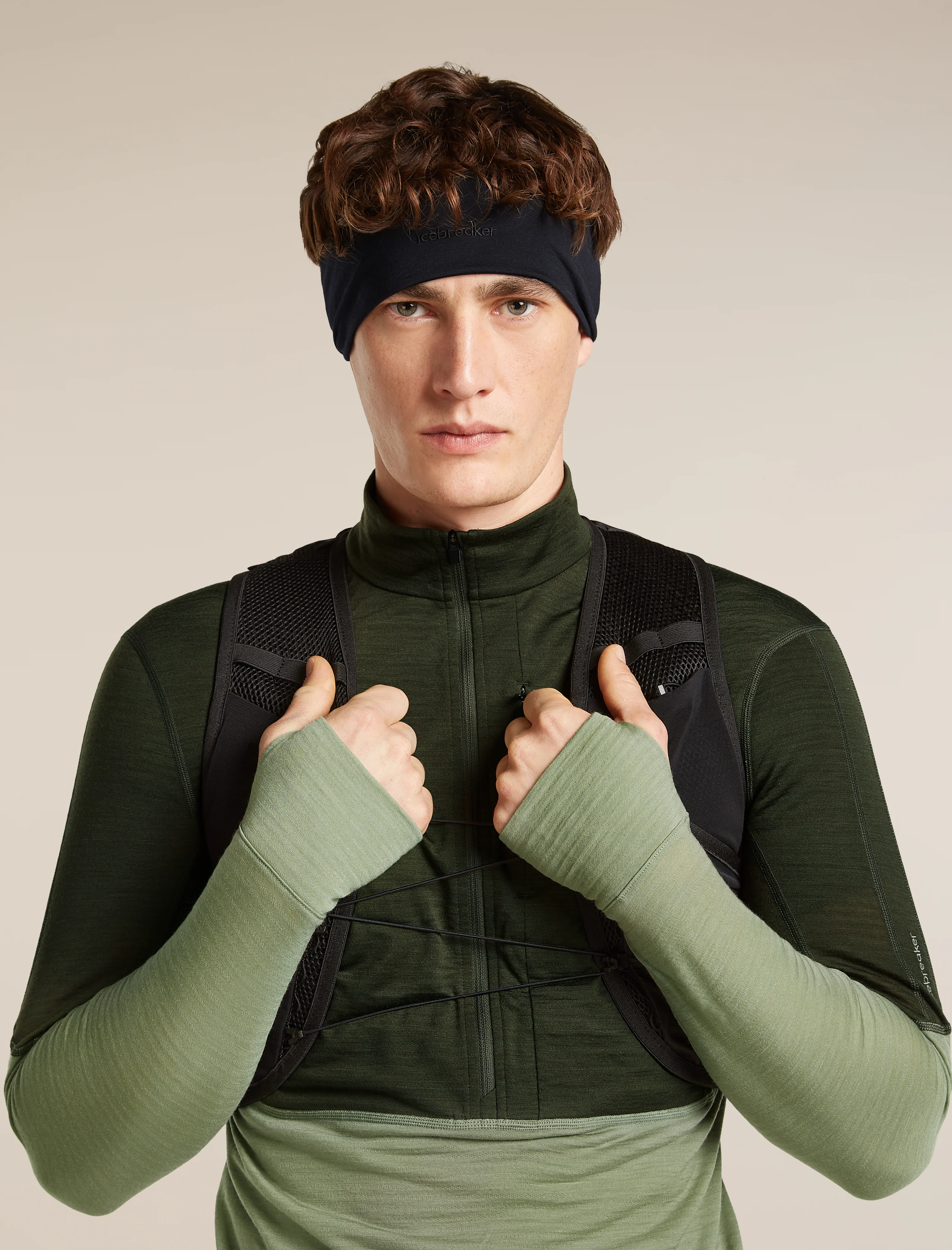 Unisex Cool-Lite™ Merino Blend Flexi Headband - Image 2