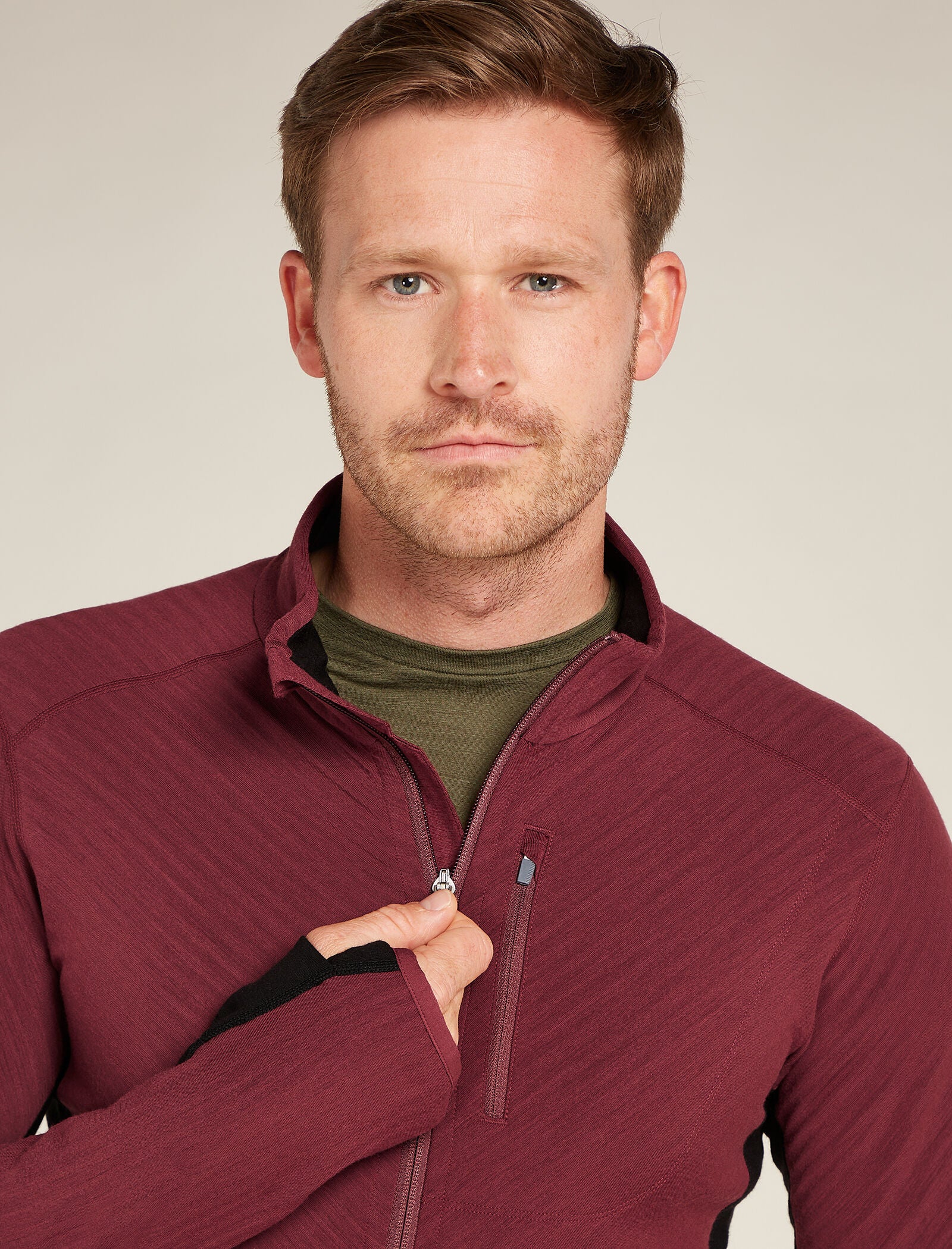 Men's Descender Long Sleeve Zip Jacket - Image 8