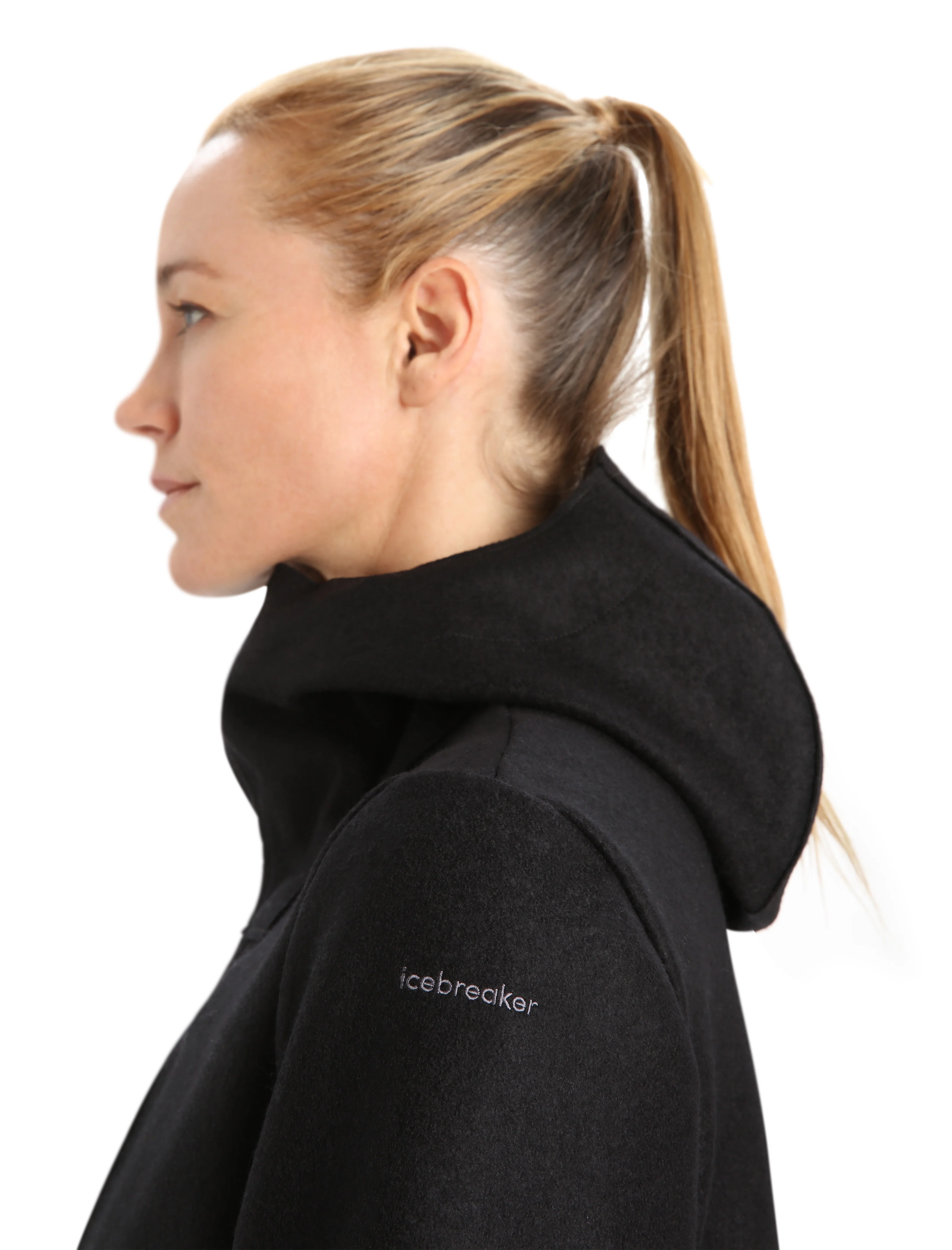 Women's Felted Merino Hooded Jacket - Image 4