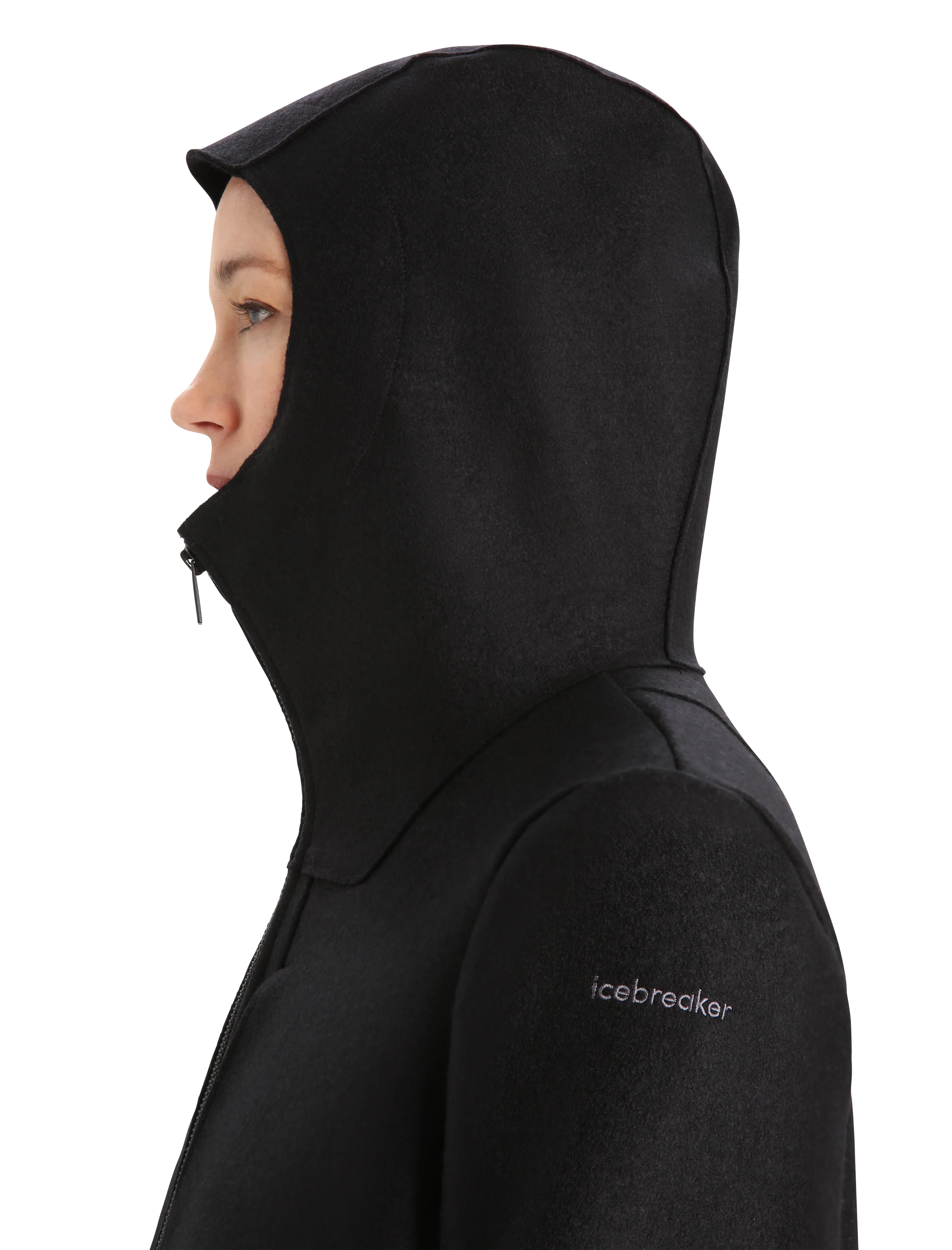 Women's Felted Merino Hooded Jacket - Image 5
