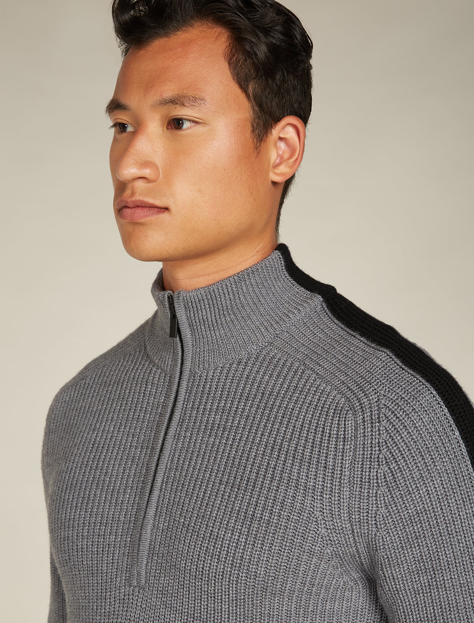 Men's Lodge Long Sleeve Half Zip Sweater - Image 8