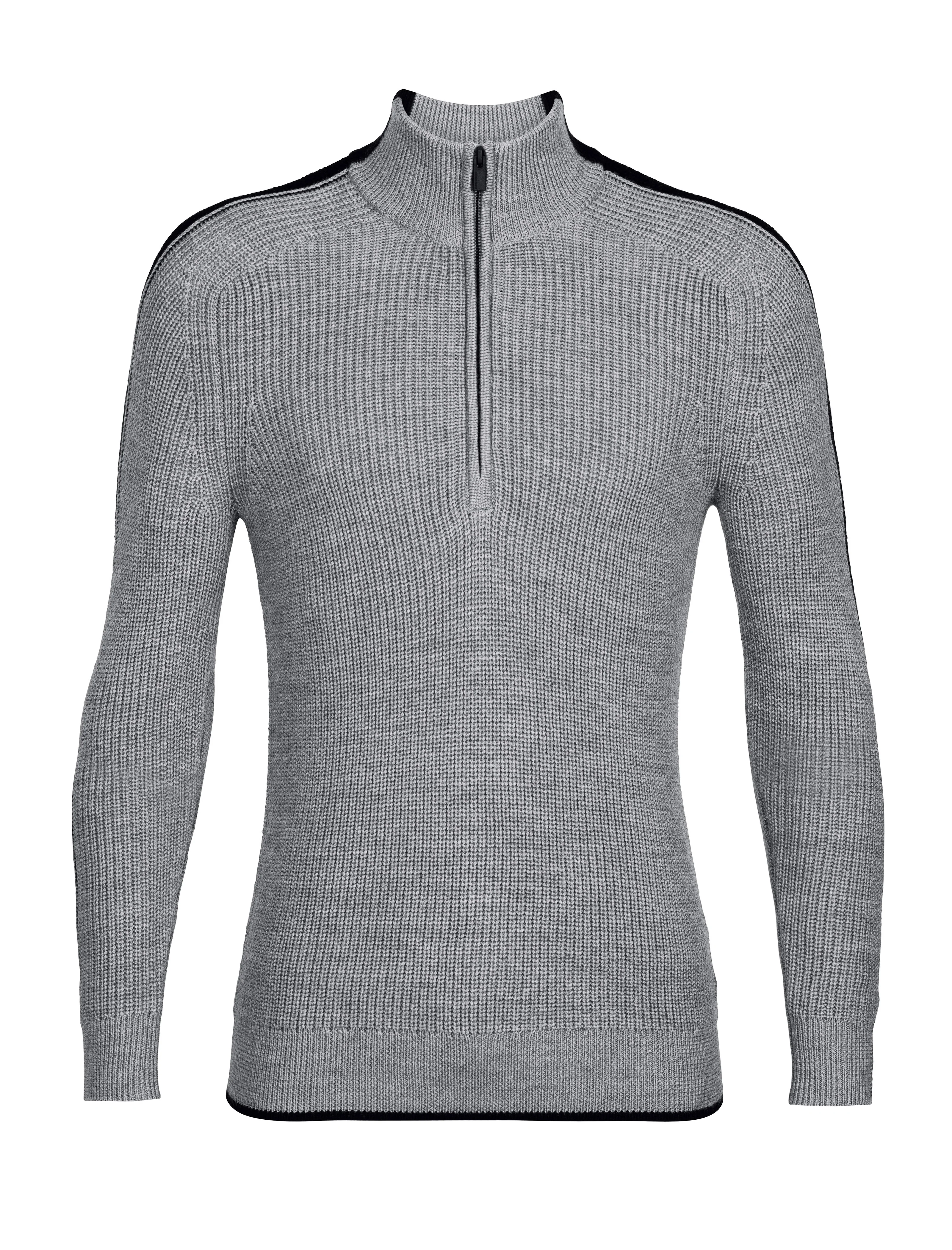 Men's Lodge Long Sleeve Half Zip Sweater - Image 9