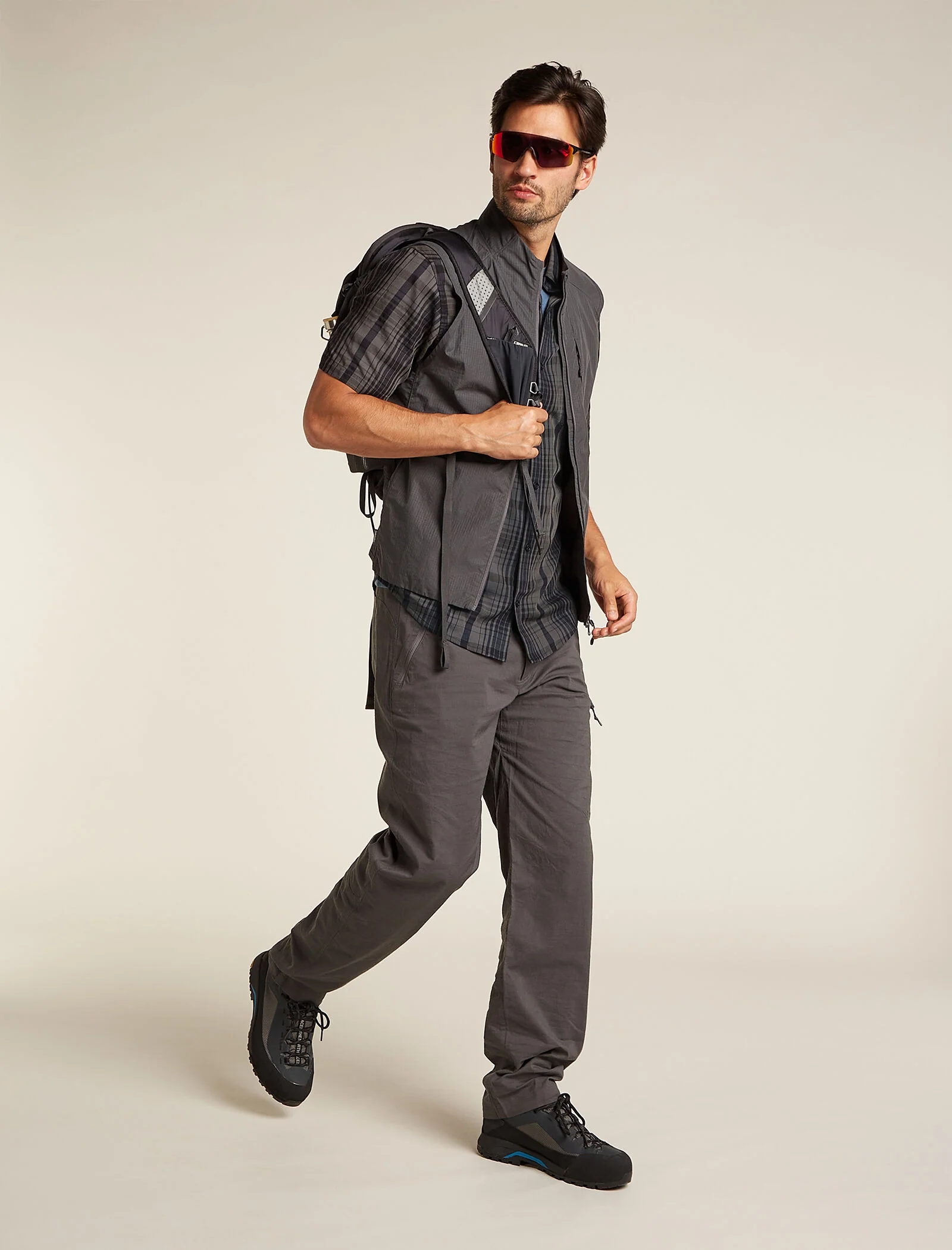 Men's Merino 125 Cool-Lite™ Steveston Short Sleeve Shirt Plaid - Image 4