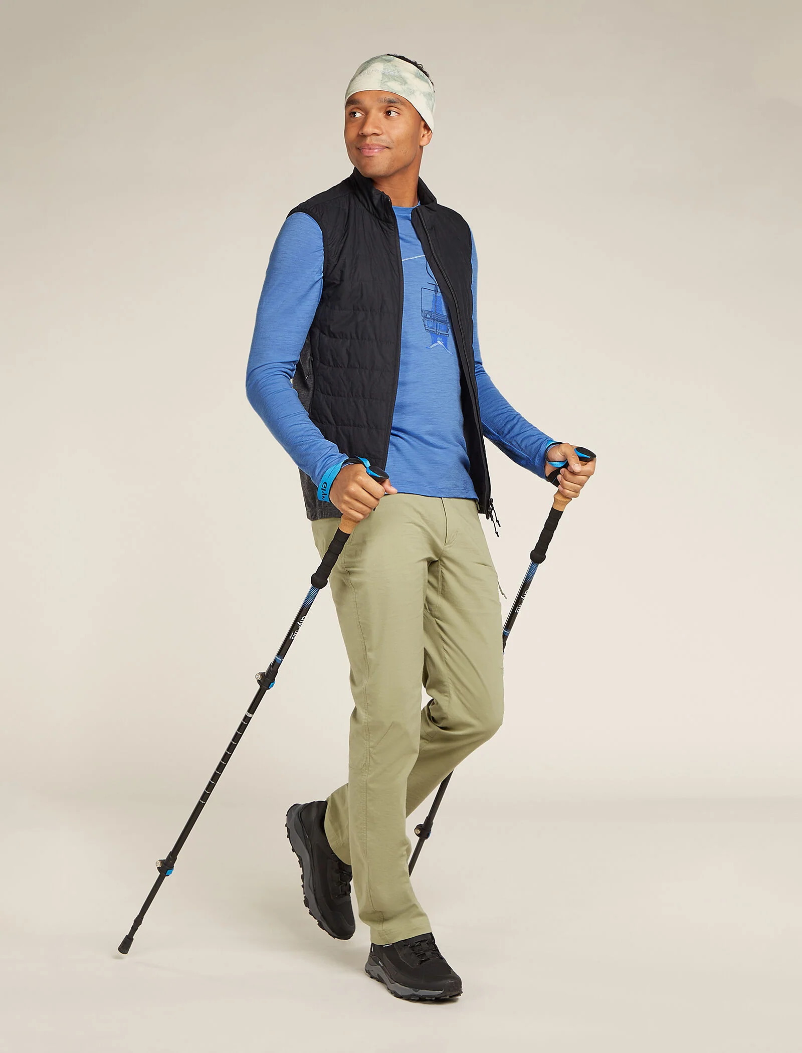 Men's Merino 150 Tech Lite Long Sleeve T-Shirt Bear Lift - Image 4