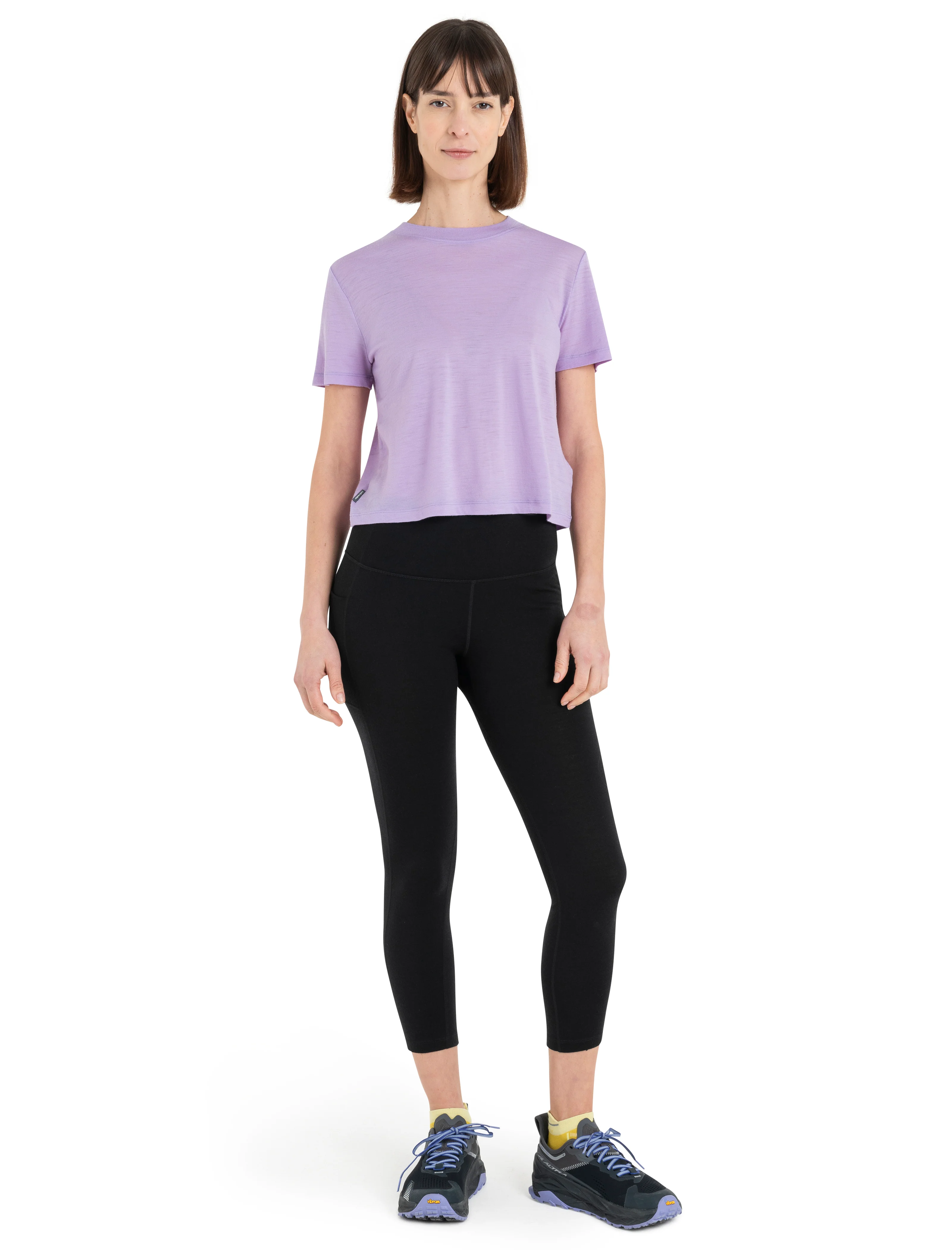 Women's Merino 150 Tech Lite Short Sleeve Crop T-Shirt - Image 3