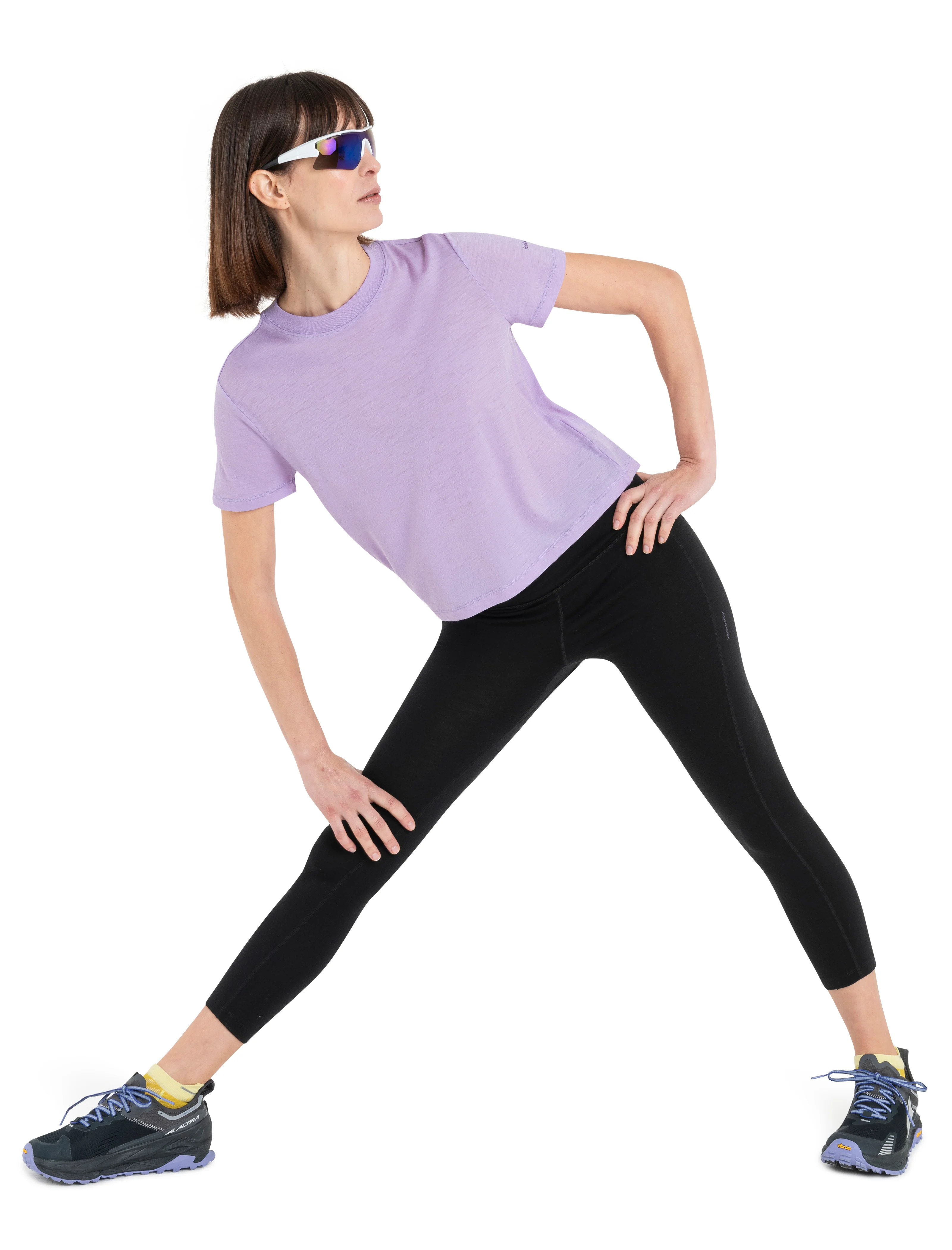 Women's Merino 150 Tech Lite Short Sleeve Crop T-Shirt - Image 5