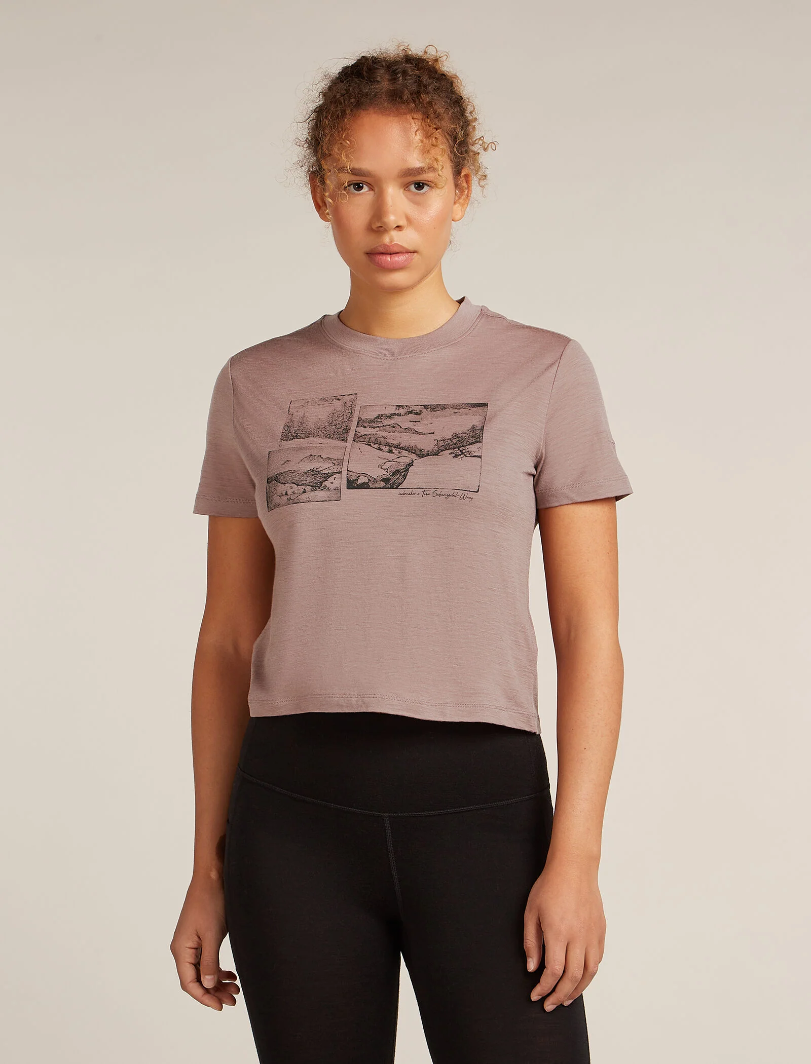 150 Tech Lite Crop T-shirt The Climb