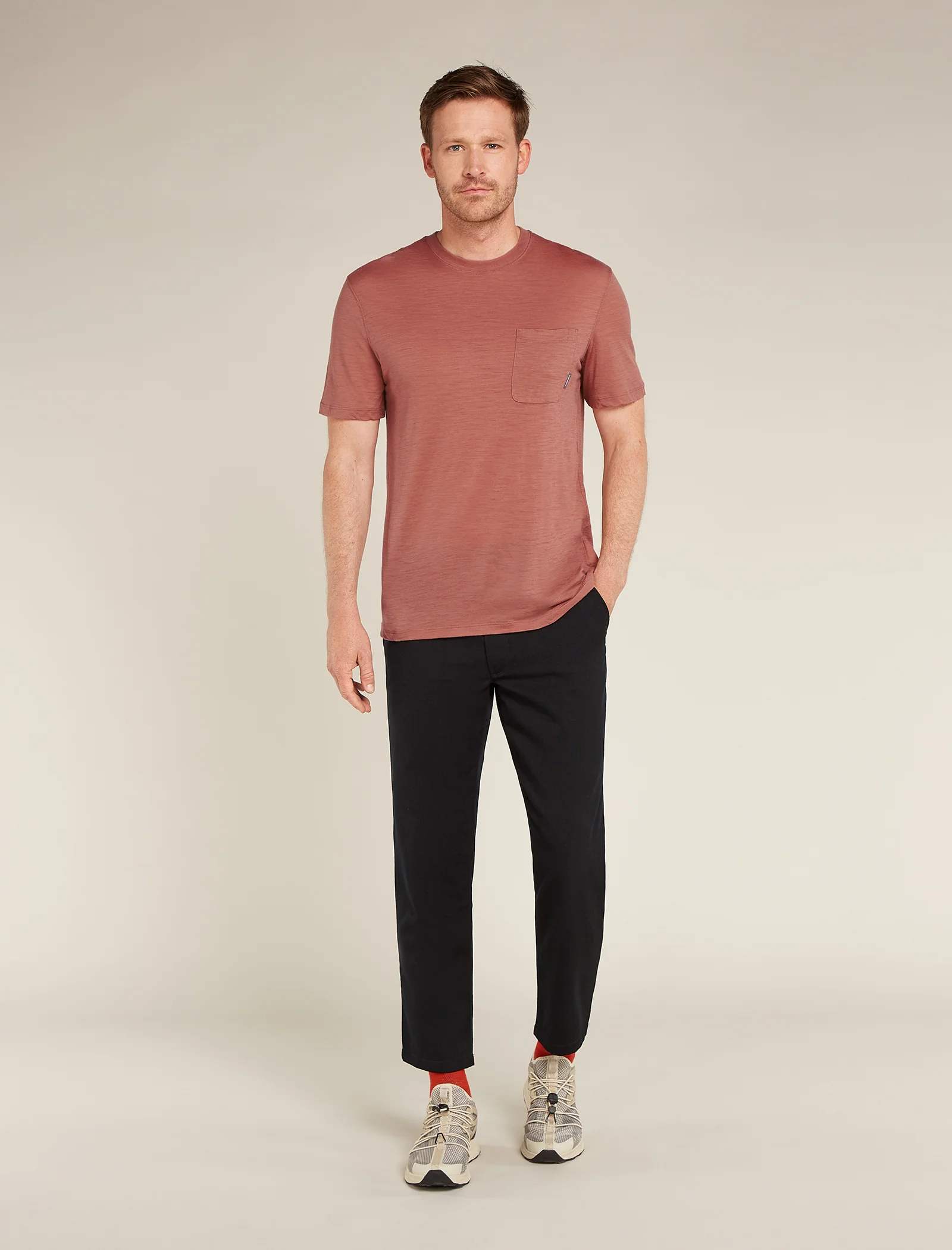 Men's Merino 150 Tech Lite Short Sleeve Relaxed Pocket T-Shirt - Image 3