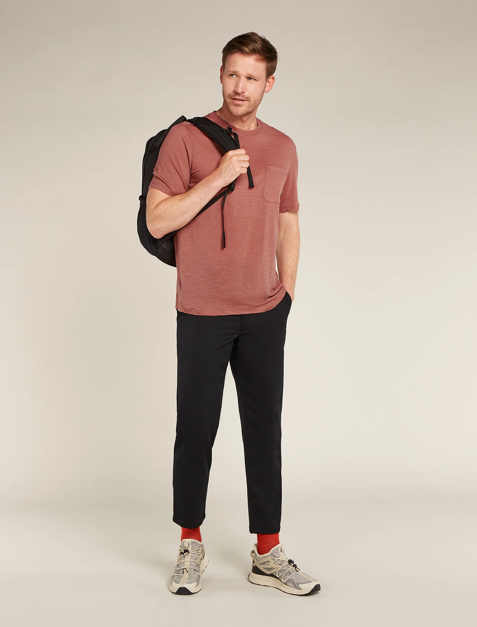 Men's Merino 150 Tech Lite Short Sleeve Relaxed Pocket T-Shirt - Image 4