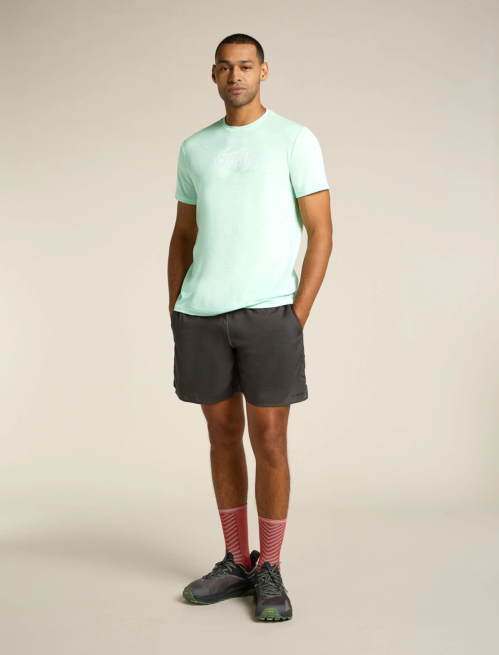 Men's Merino 150 Tech Lite Short Sleeve T-Shirt Adventure Ride - Image 3