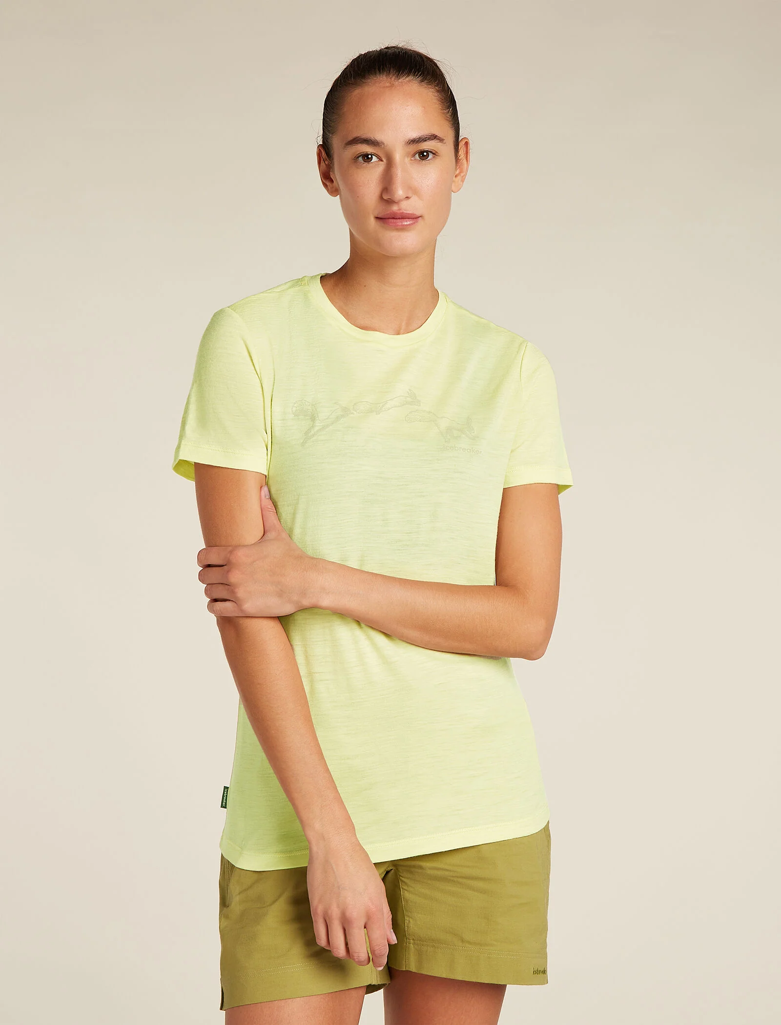 Women's Merino 150 Tech Lite Short Sleeve T-Shirt Airbourne Squirrel