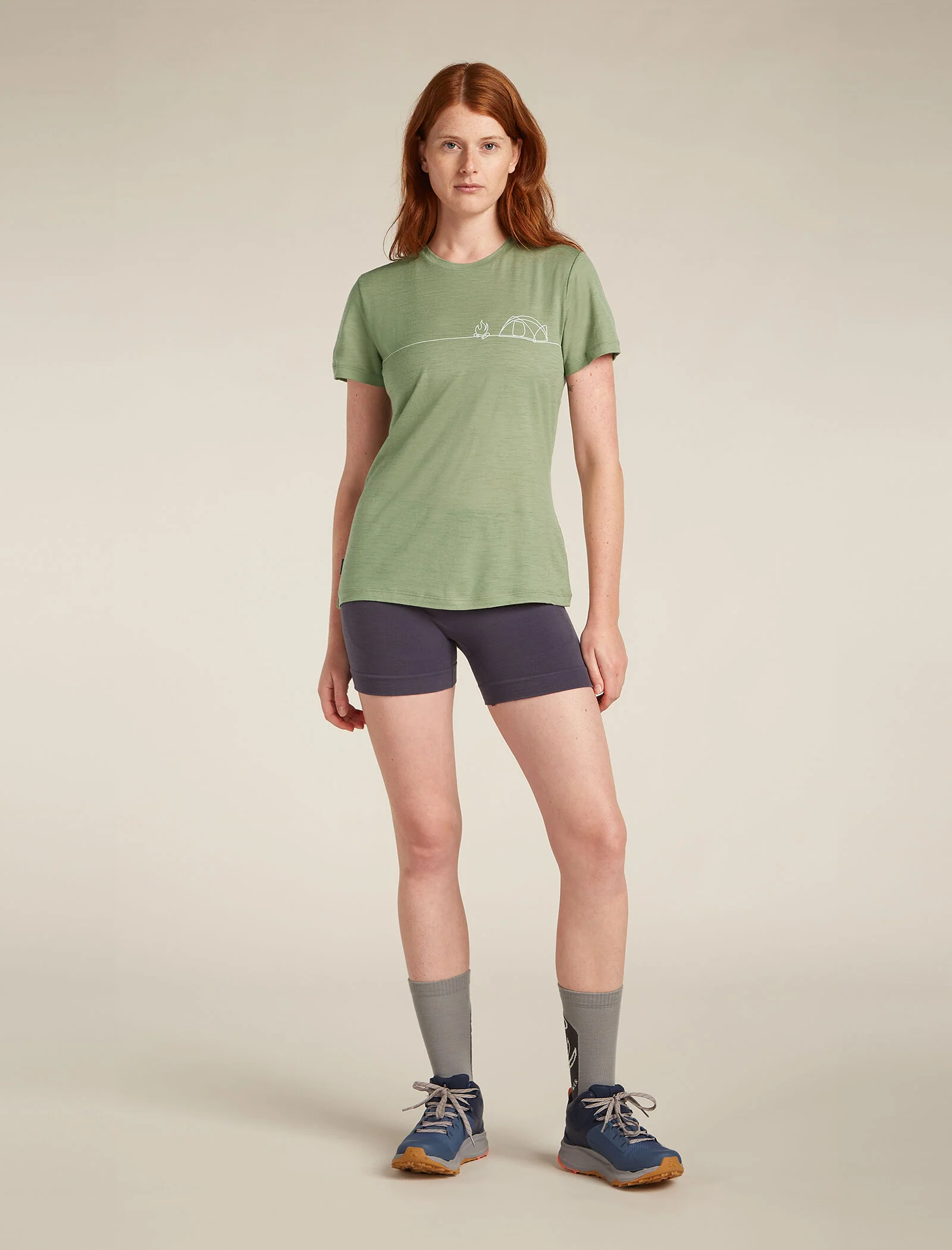 Women's Merino 150 Tech Lite Short Sleeve T-Shirt Single Line Camp - Image 3