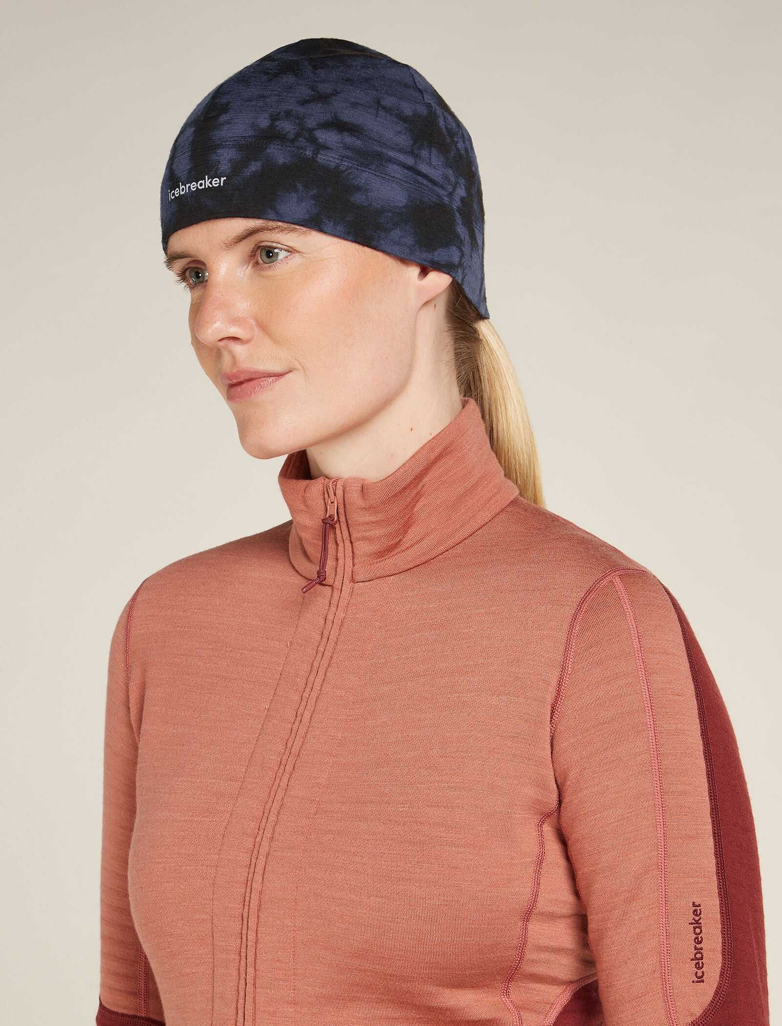 Unisex Merino 200 Oasis Beanie Cloud Dye - Image 4