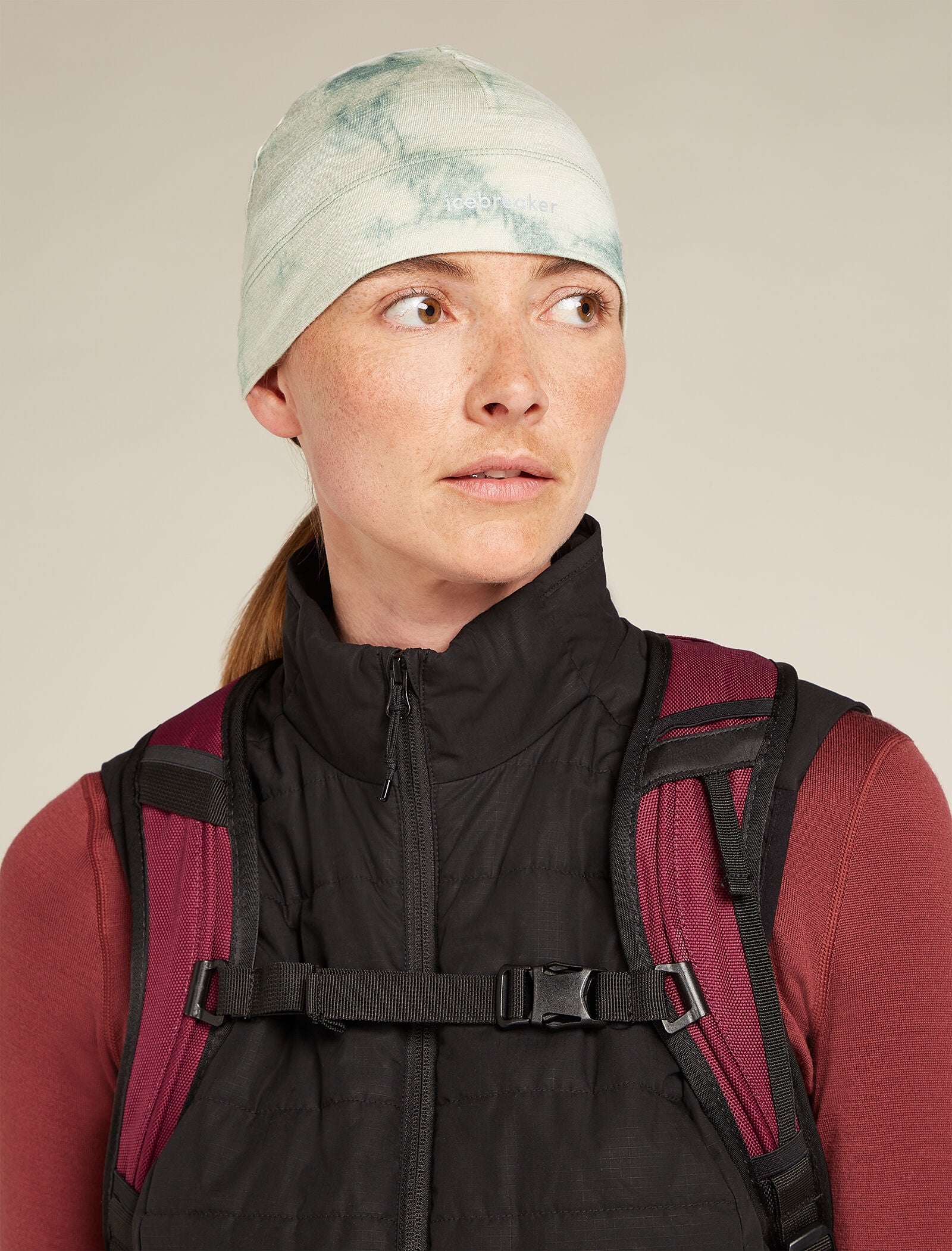 Unisex Merino 200 Oasis Beanie Cloud Dye - Image 2