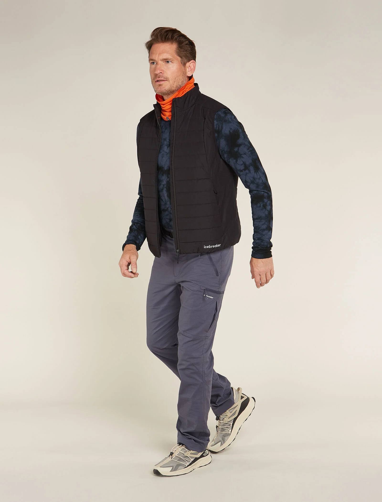 Men's Merino 200 Oasis Long Sleeve Crew Thermal Top Cloud Dye - Image 4