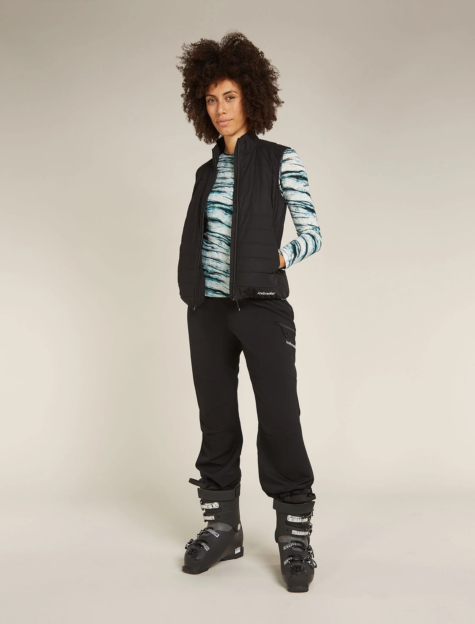 Women's Merino 200 Oasis Long Sleeve Crew Thermal Top Protect Our Winters - Image 4