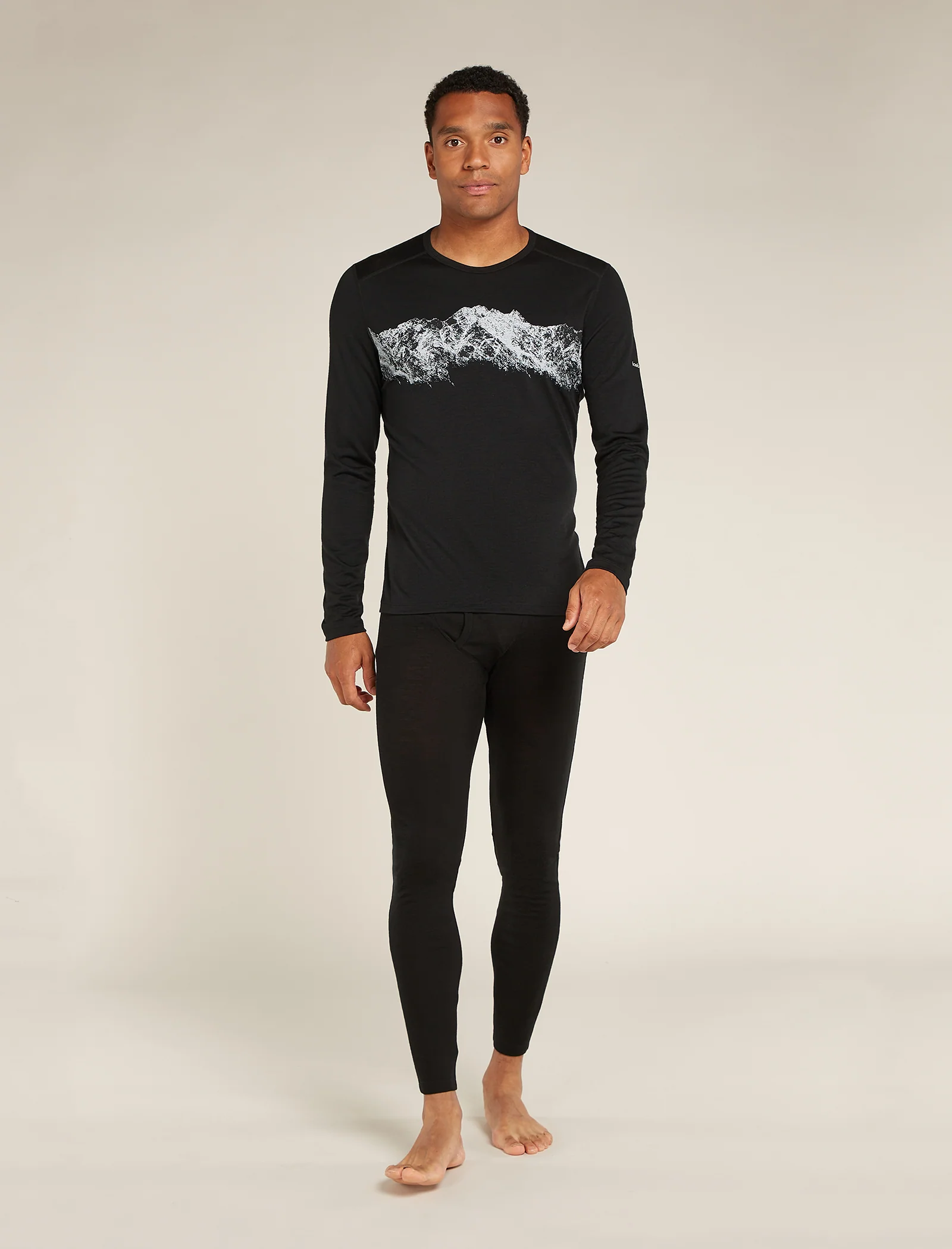Men's Merino 200 Oasis Long Sleeve Crew Thermal Top Remarkables - Image 3