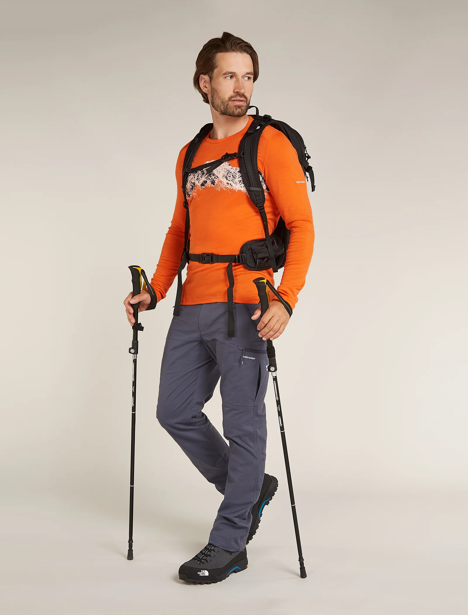 Men's Merino 200 Oasis Long Sleeve Crew Thermal Top Remarkables - Image 4