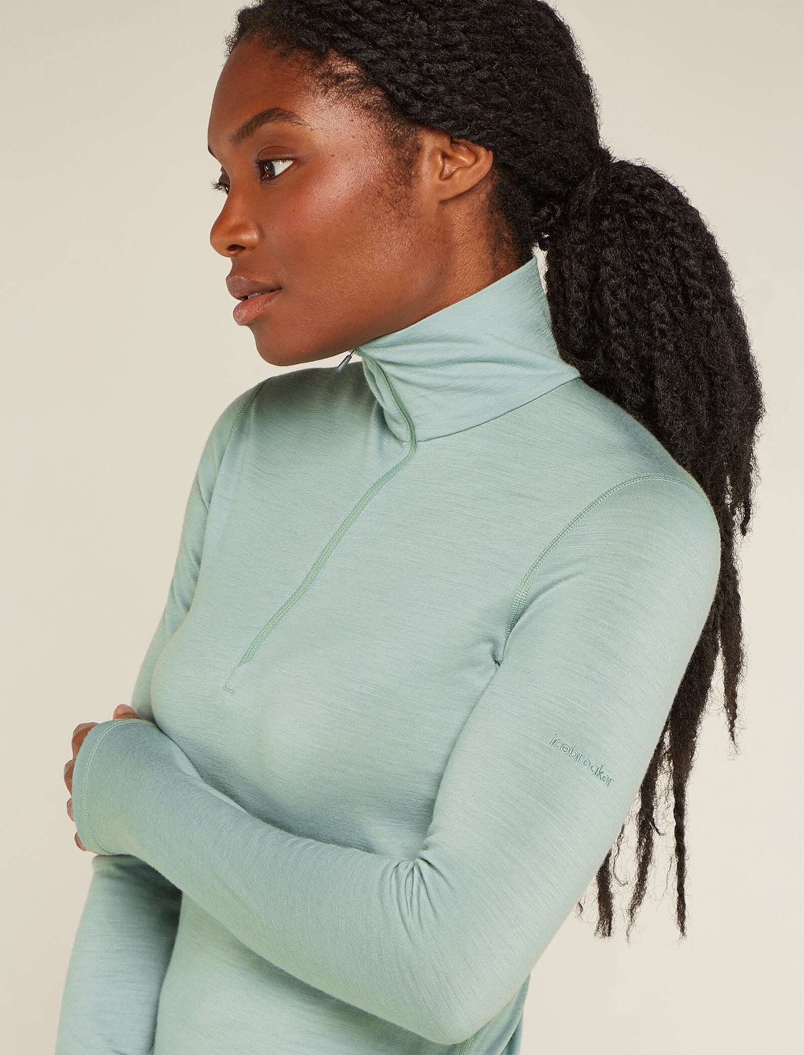 Women's Merino 200 Oasis Long Sleeve Half Zip Thermal Top - Image 5