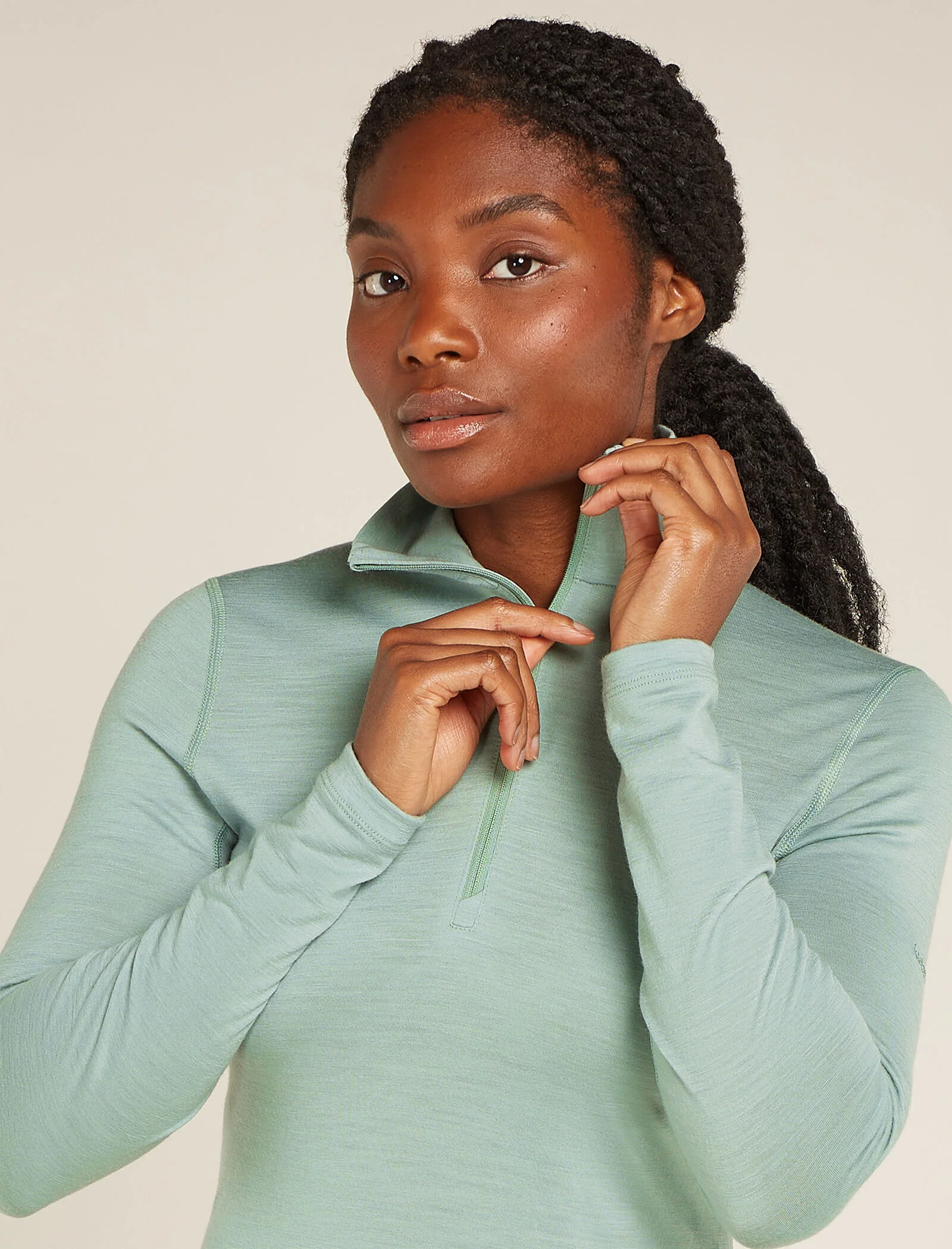 Women's Merino 200 Oasis Long Sleeve Half Zip Thermal Top - Image 6