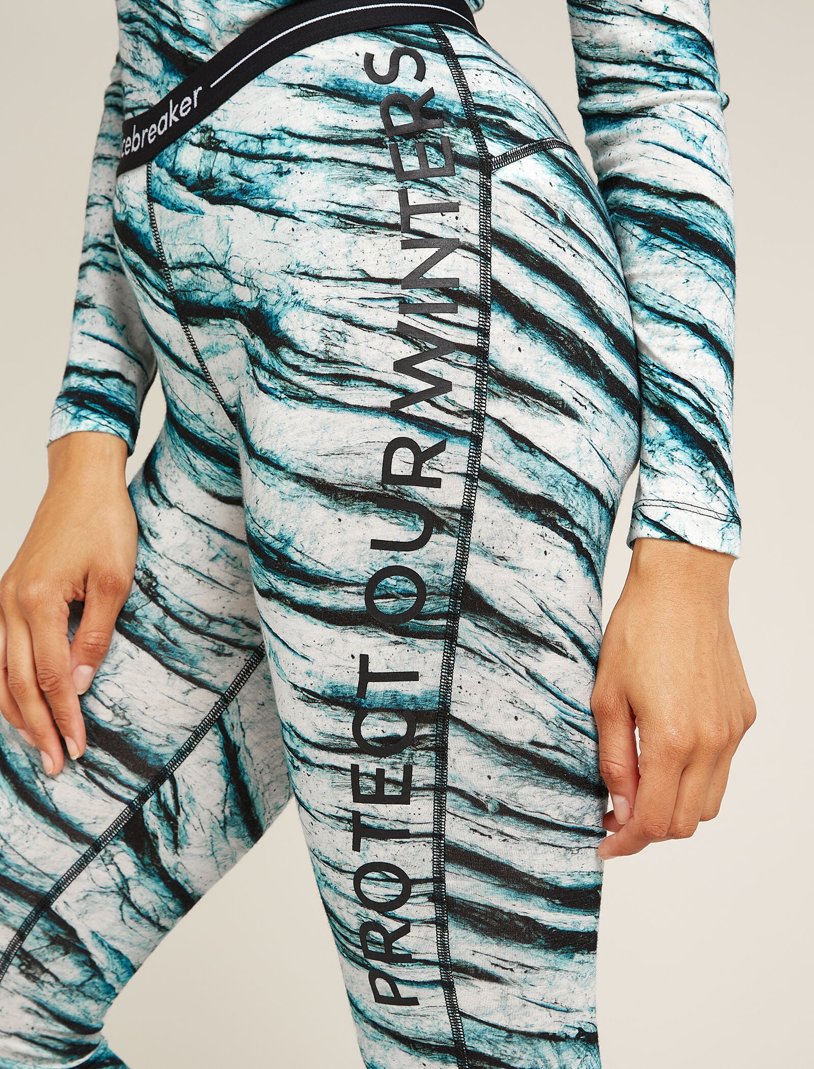 Women's Merino 200 Oasis Thermal Leggings Protect Our Winters - Image 5