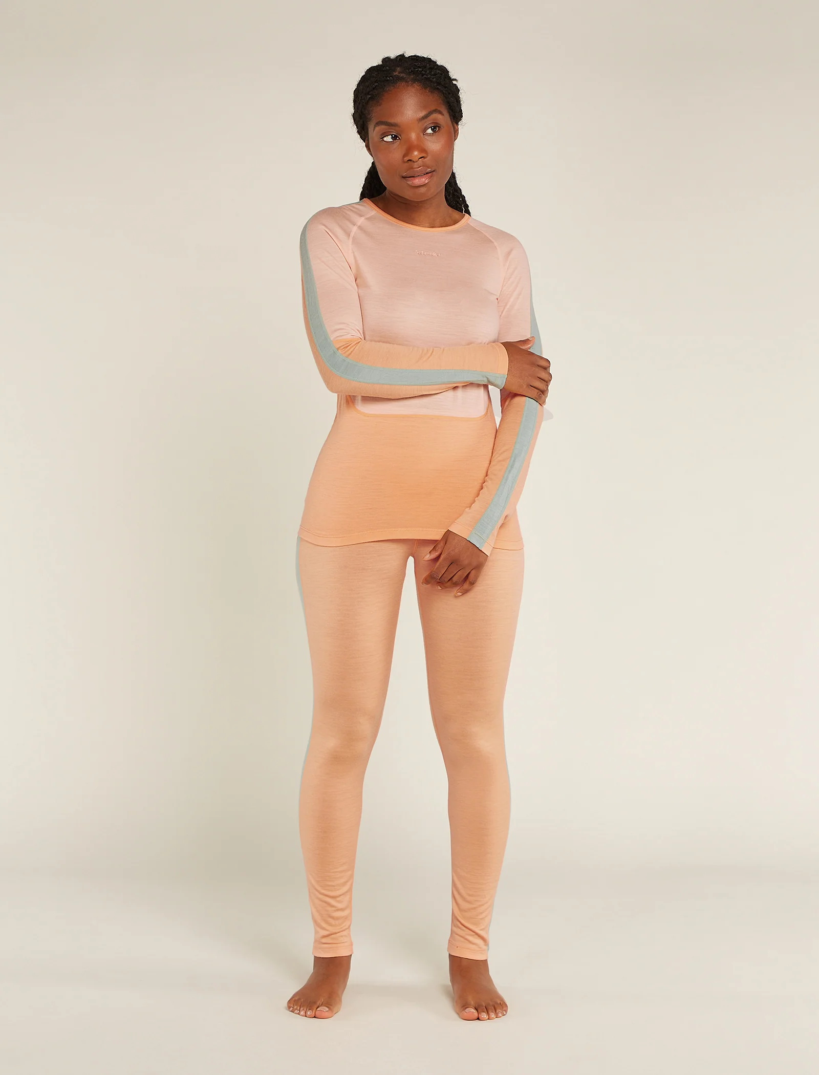 Women's Merino 200 Sonebula Long Sleeve Crew Thermal Top - Image 3