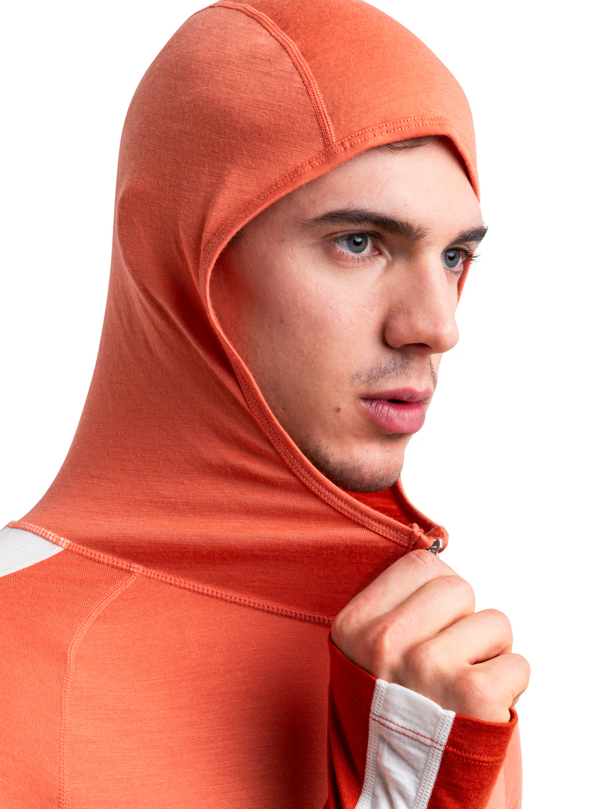 Men's Merino 200 Sonebula Long Sleeve Half Zip Thermal Hoodie - Image 6
