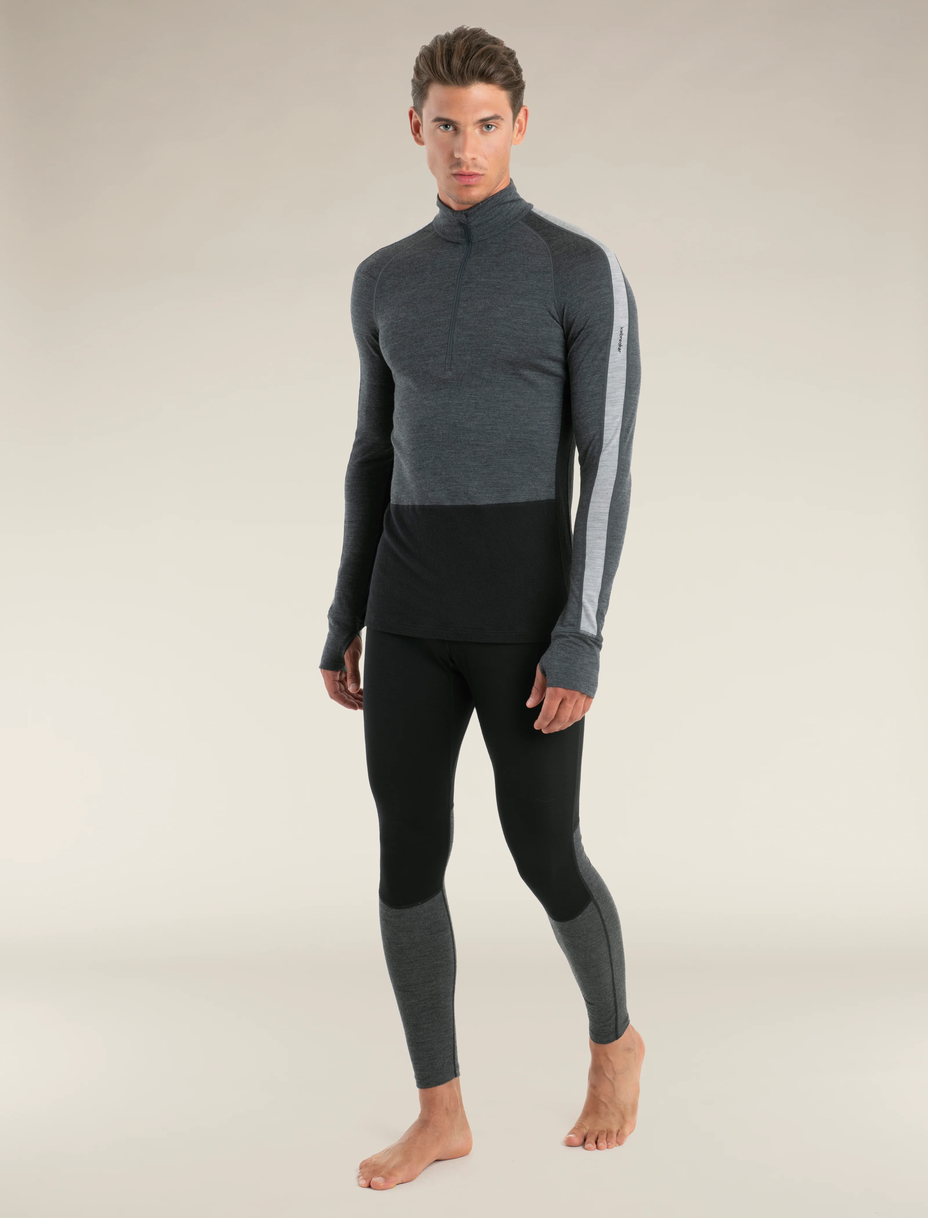 Men's Merino 200 ZoneKnit⢠Long Sleeve Half Zip Thermal Top - Image 3
