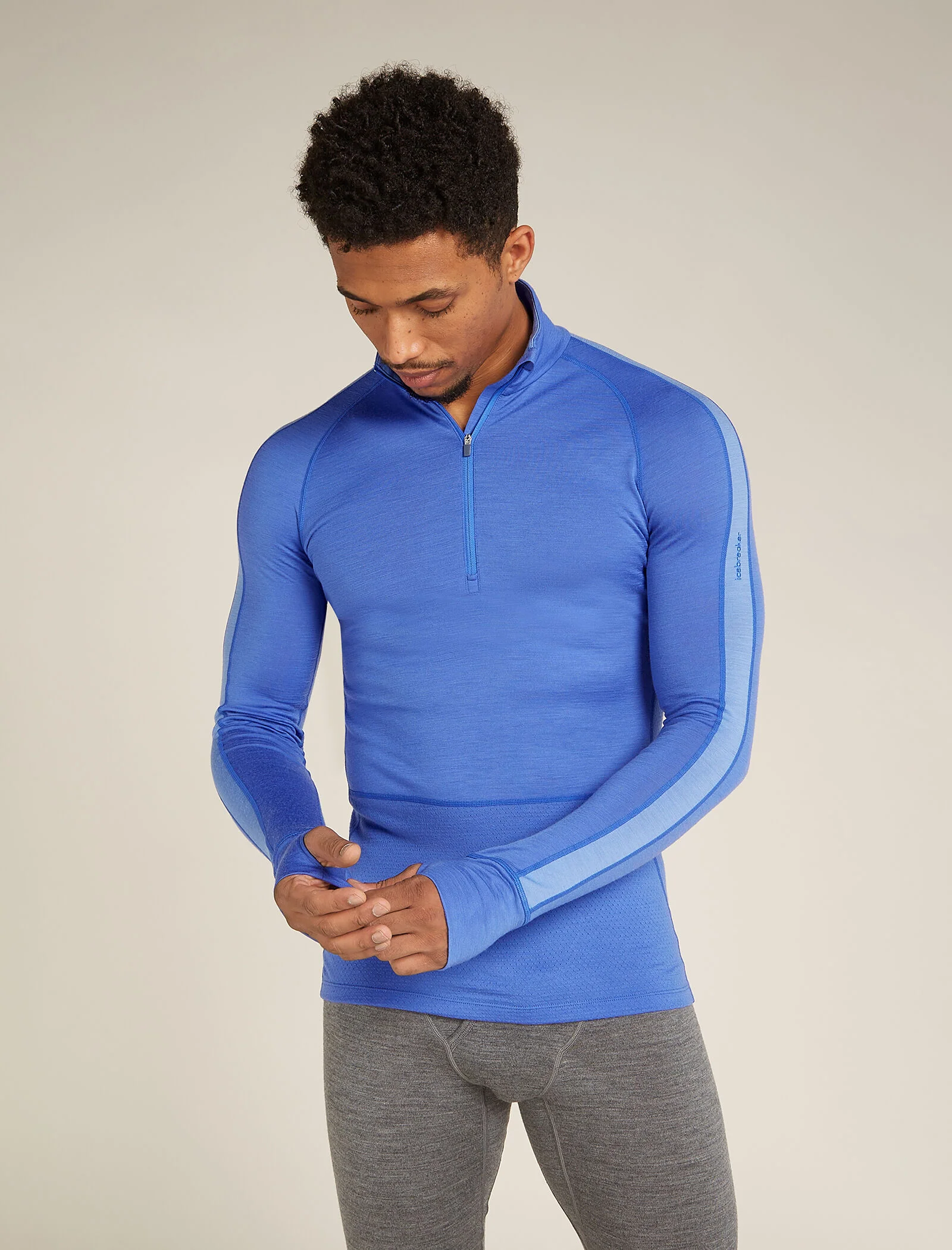 Men's Merino 200 ZoneKnit™ Long Sleeve Half Zip Thermal Top