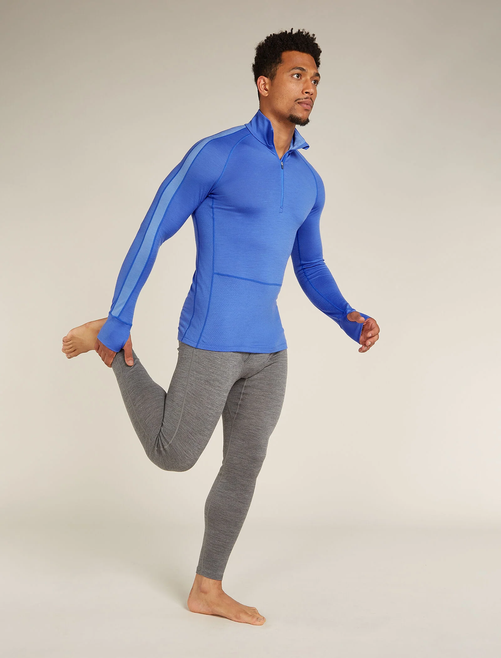 Men's Merino 200 ZoneKnit™ Long Sleeve Half Zip Thermal Top - Image 3