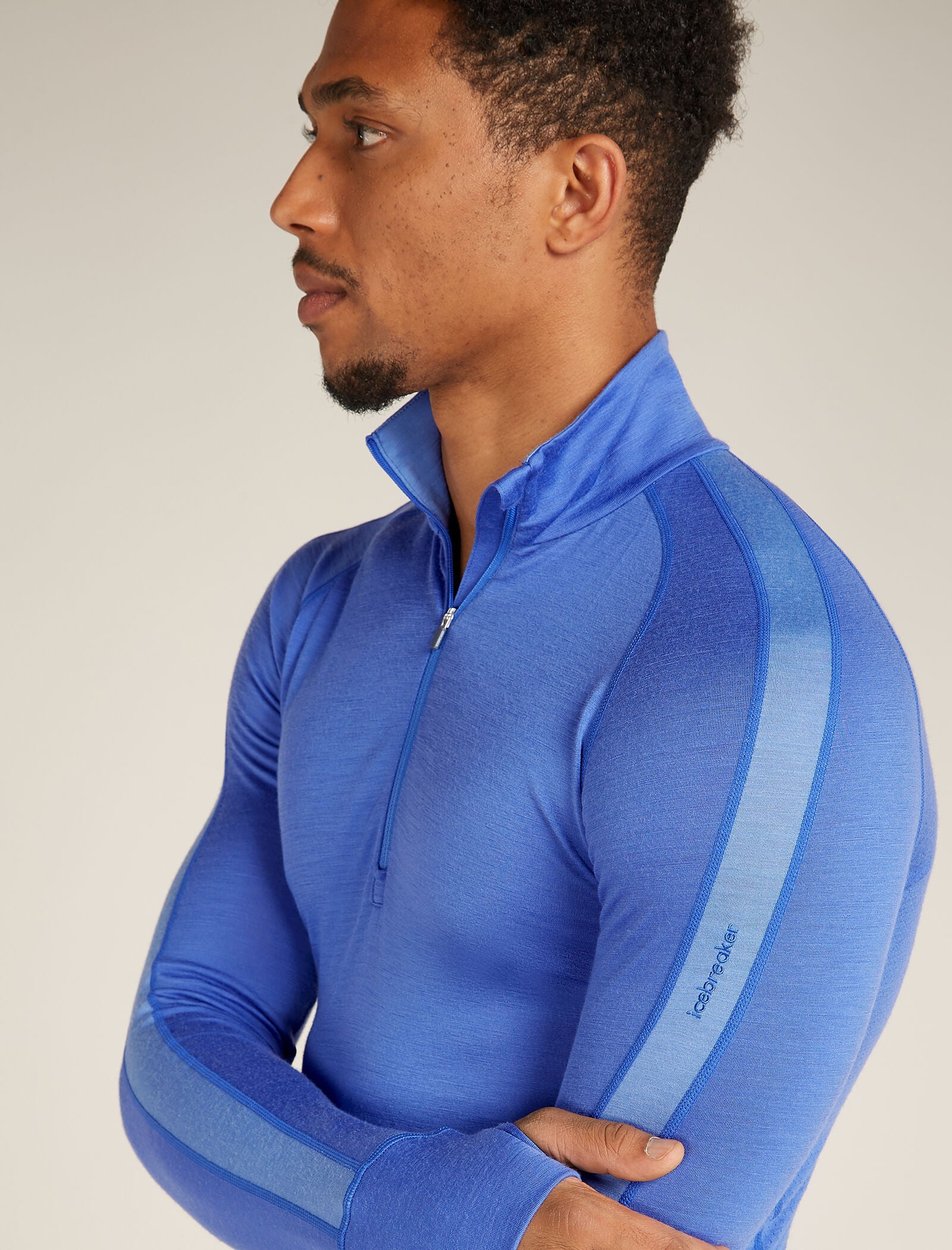 Men's Merino 200 ZoneKnit™ Long Sleeve Half Zip Thermal Top - Image 5