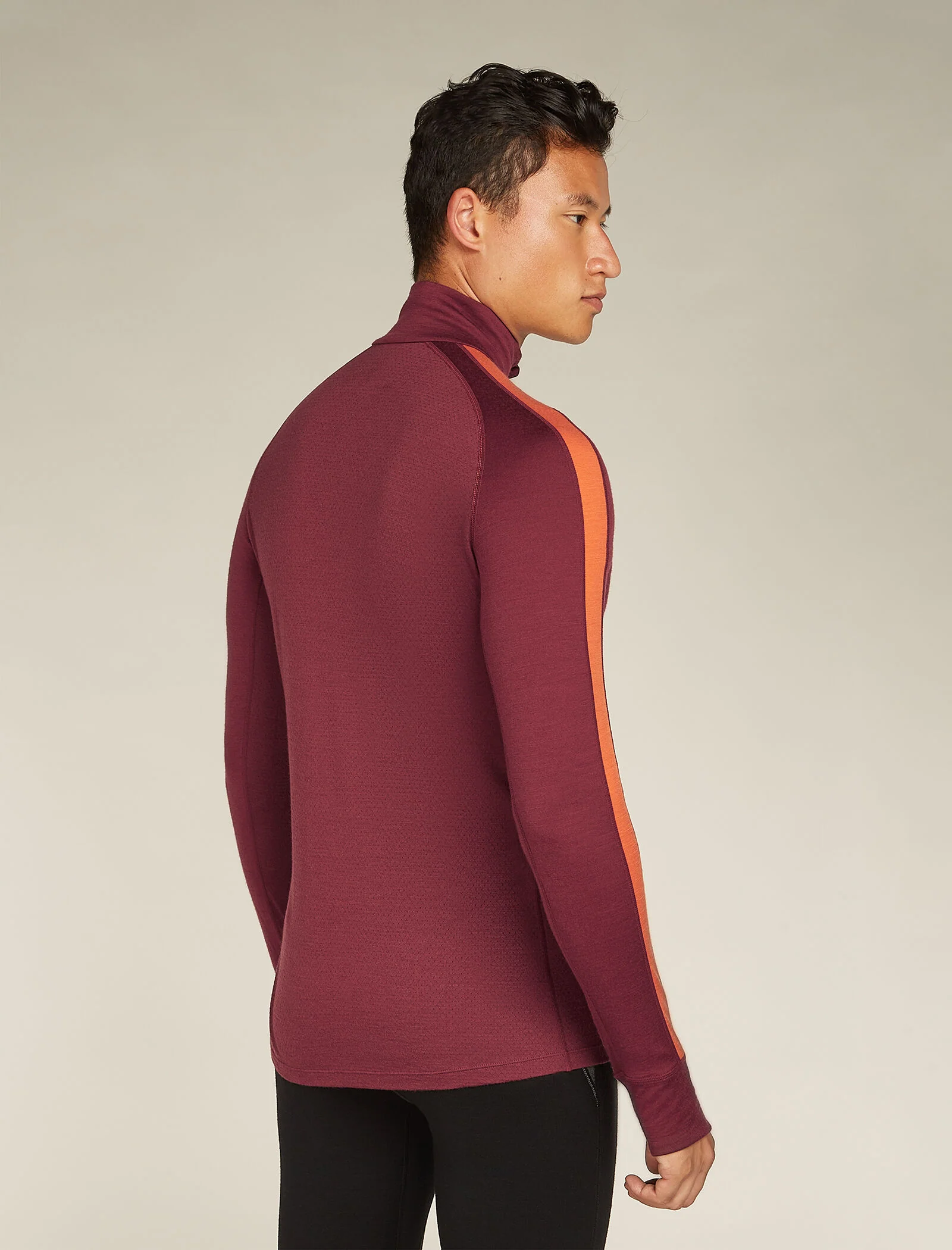 Men's Merino 200 ZoneKnit™ Long Sleeve Half Zip Thermal Top - Image 2