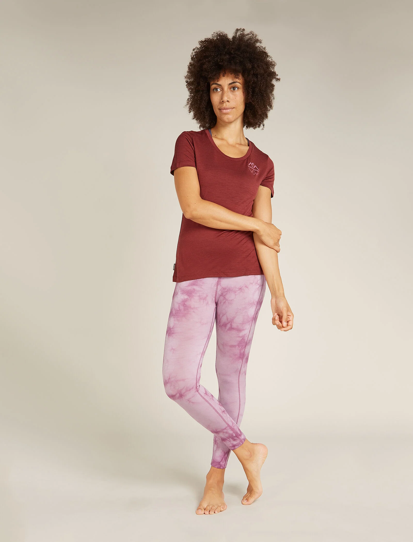 Women's Merino 260 Fastray 25" High Rise Tights Cloud Dye - Image 3