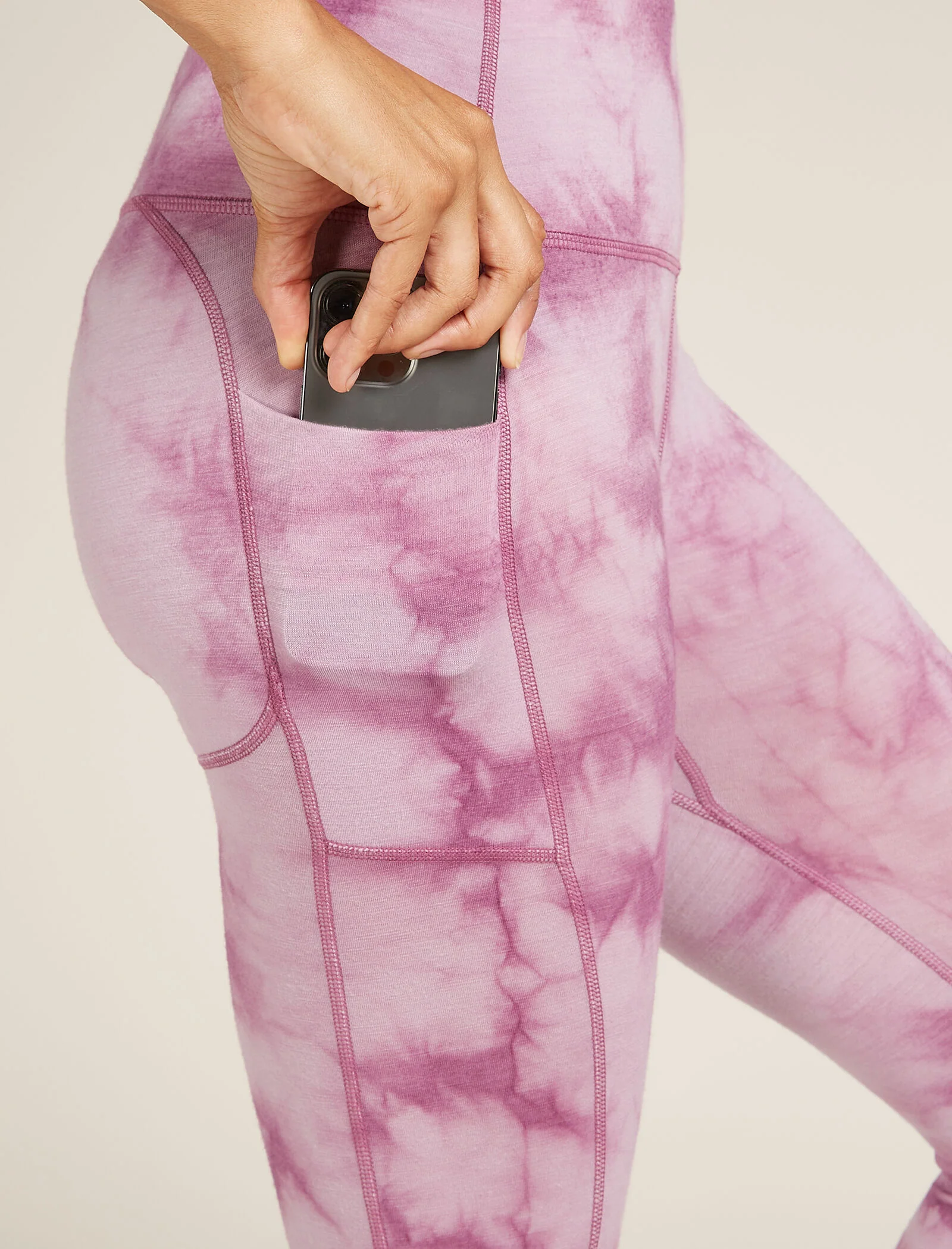 Women's Merino 260 Fastray 25" High Rise Tights Cloud Dye - Image 6