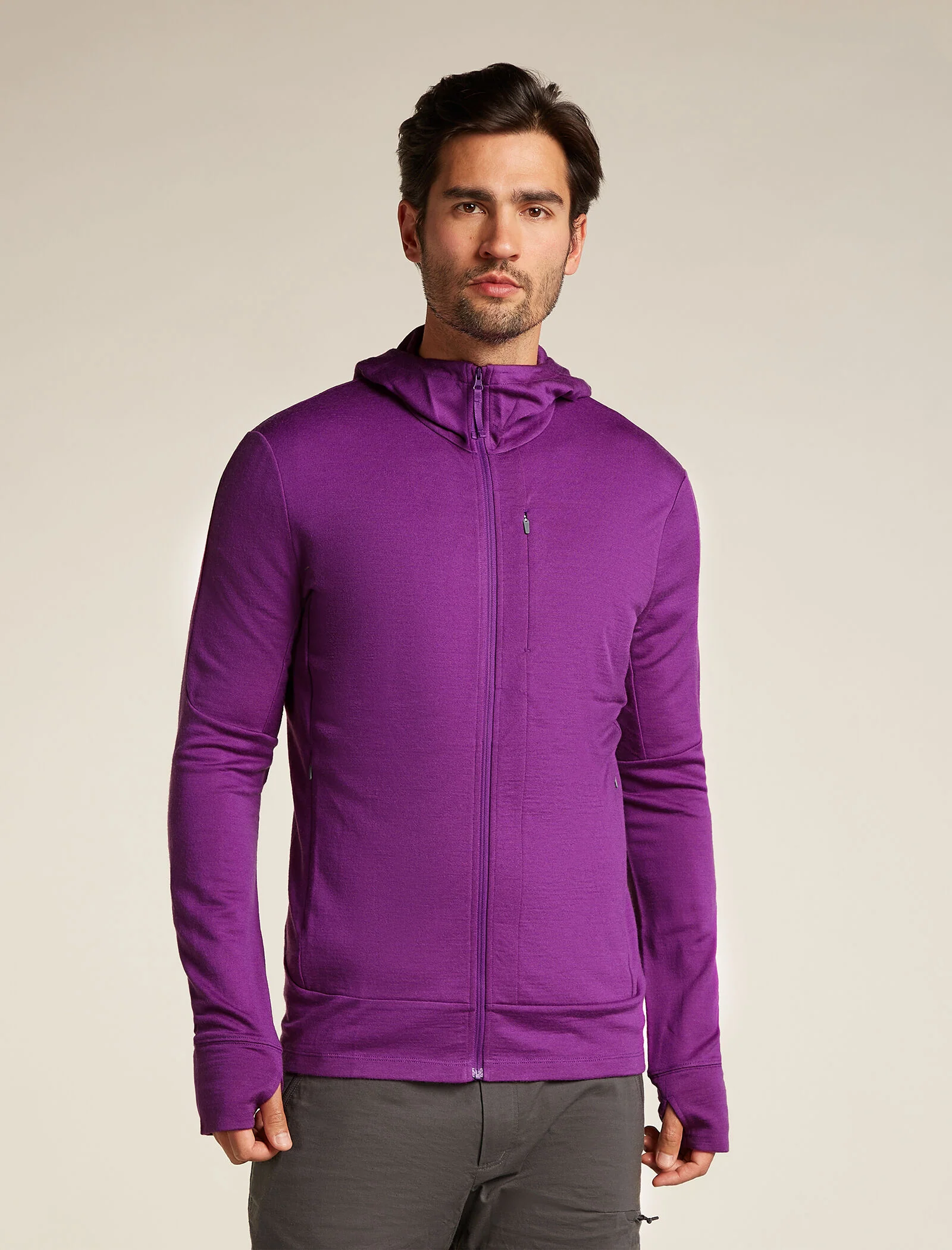 Men's Merino 260 Quantum Long Sleeve Zip Hoodie