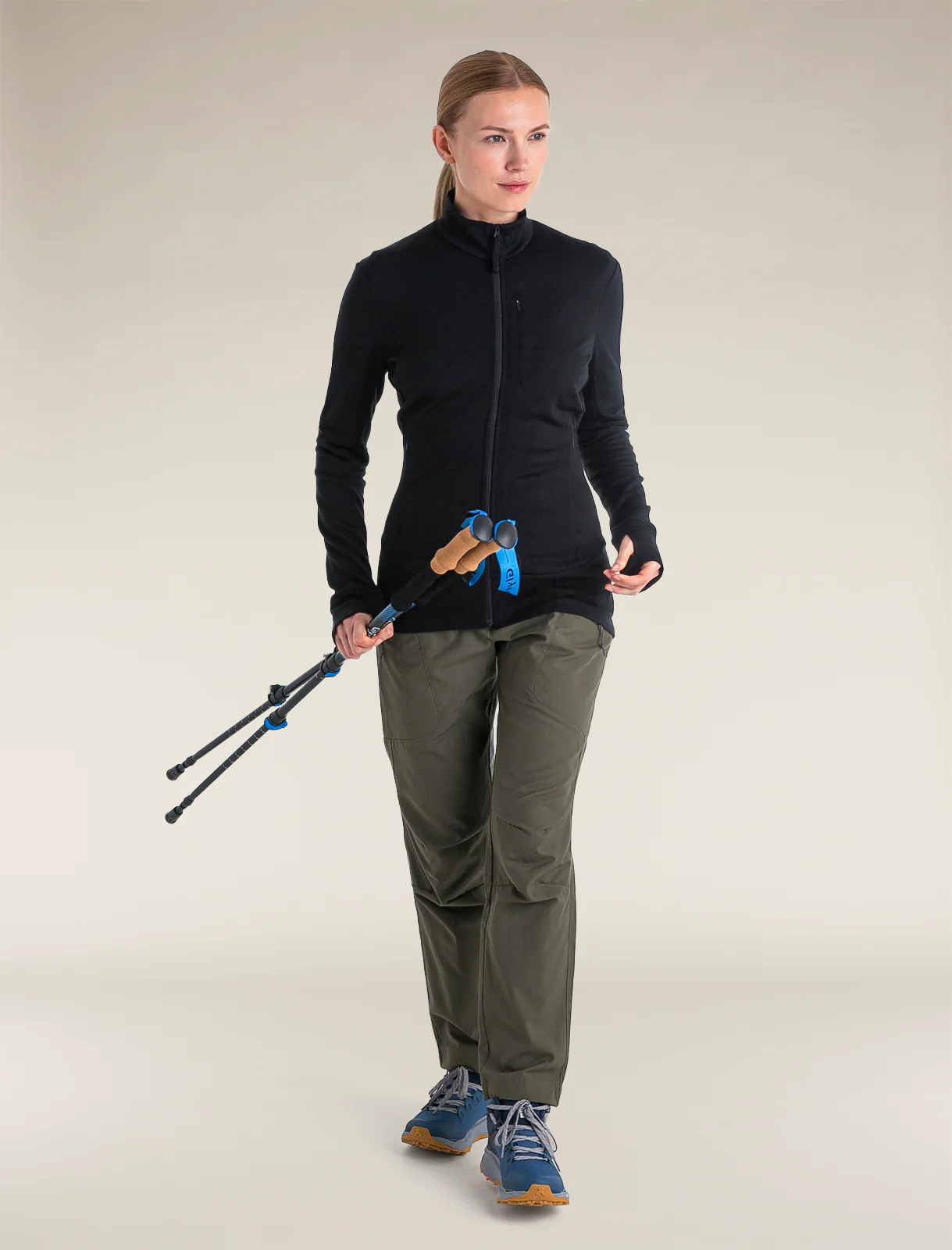 Women's Merino 260 Quantum Long Sleeve Zip Jacket - Image 5