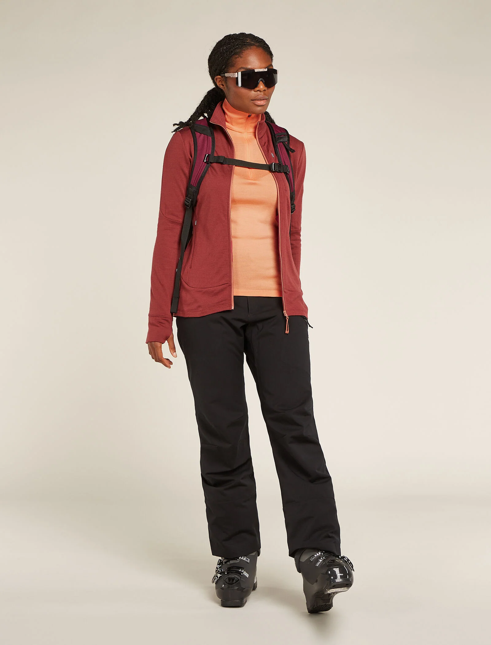Women's Merino 260 Tech Long Sleeve Half Zip Thermal Top - Image 4