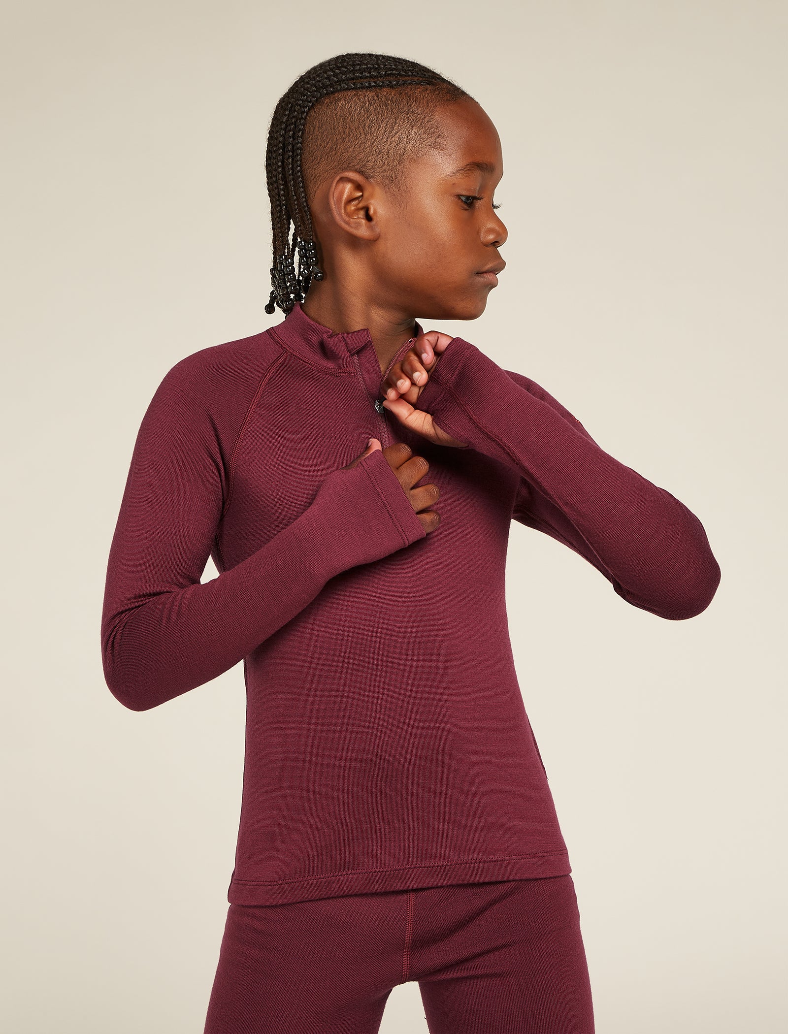 Kids’ Merino 260 Tech Thermal Leggings - Image 2