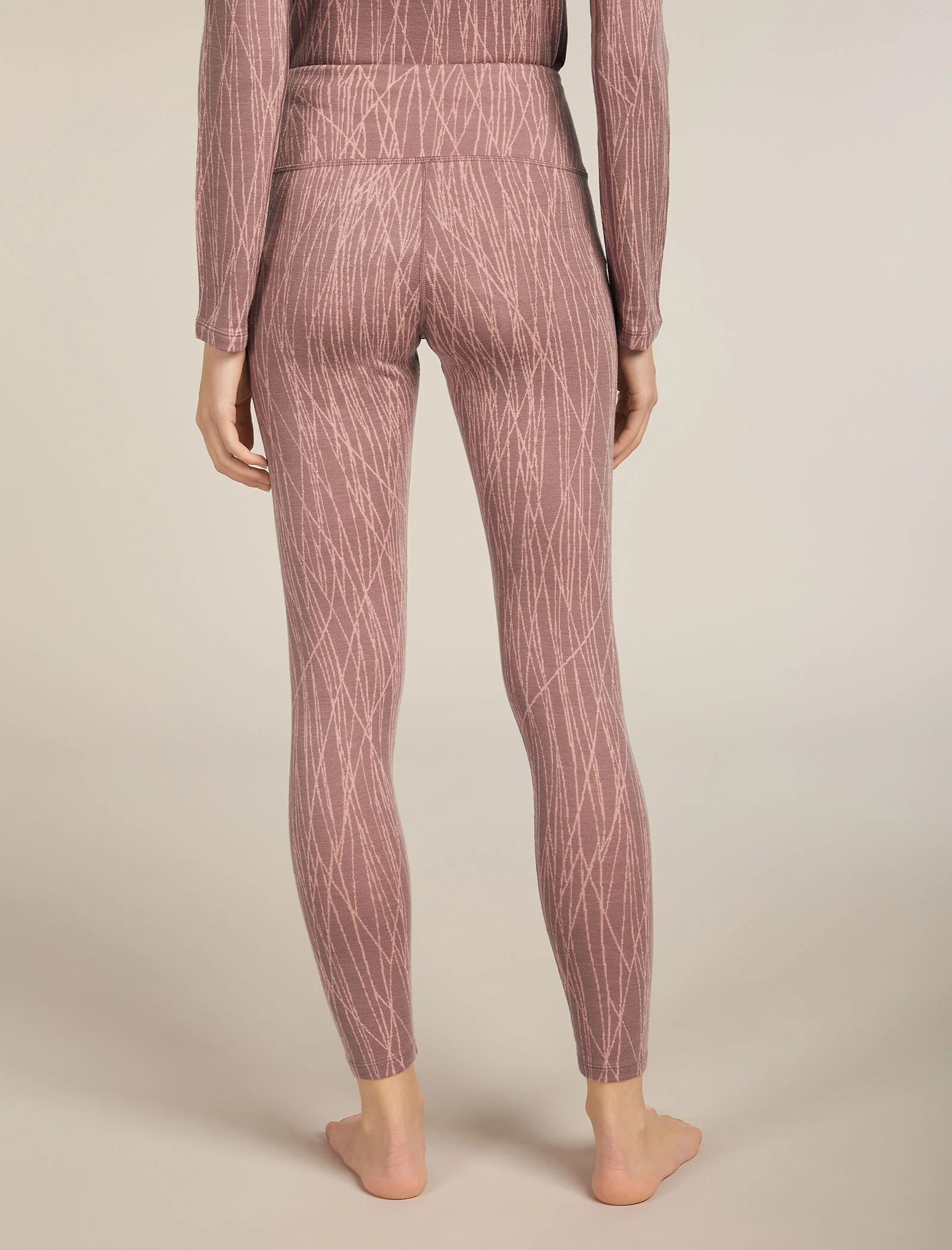 260 Tech Vertex High Rise Thermal Leggings Delta Lines - Image 2