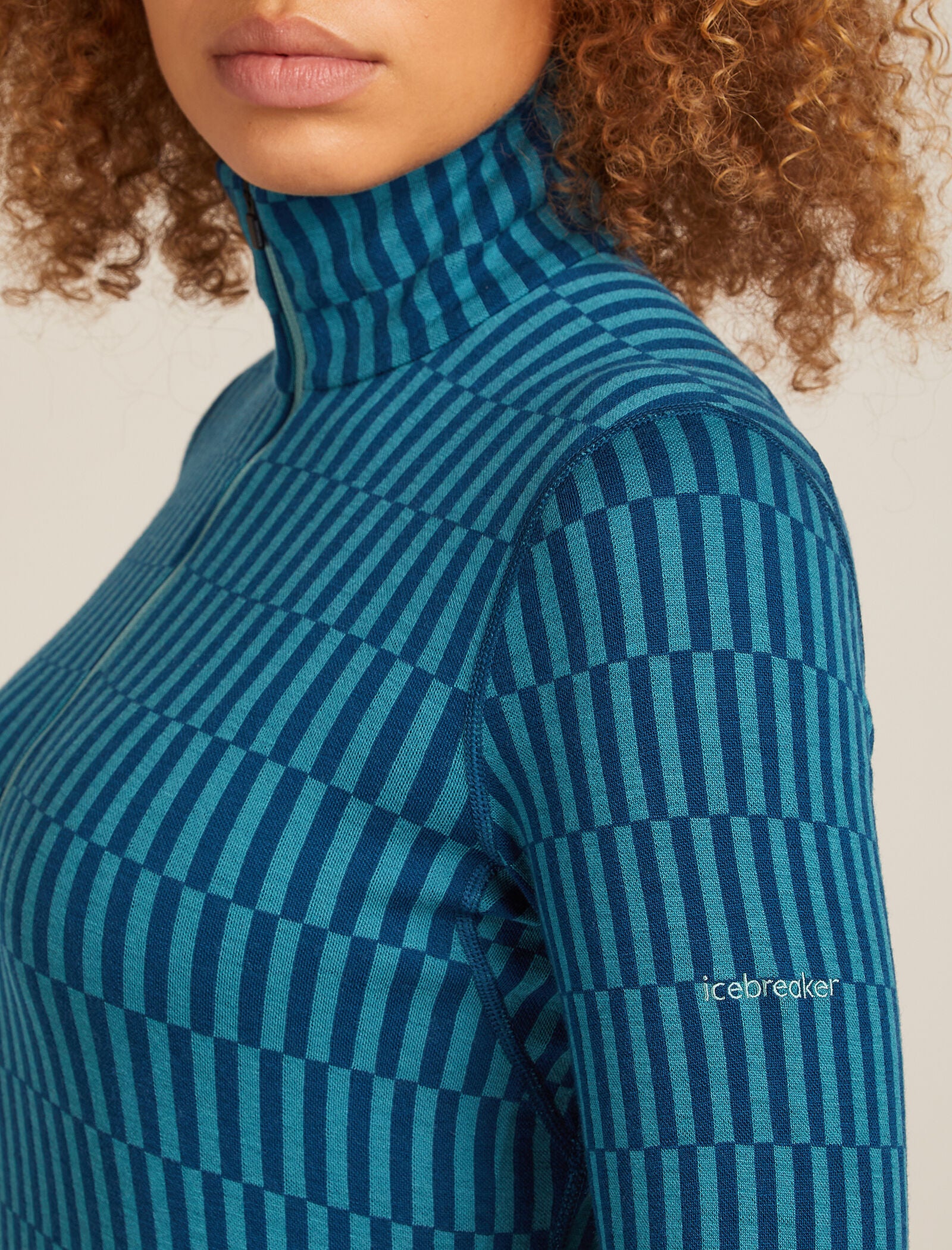 260 Tech Vertex Half Zip Thermal Top Snow Grid - Image 5