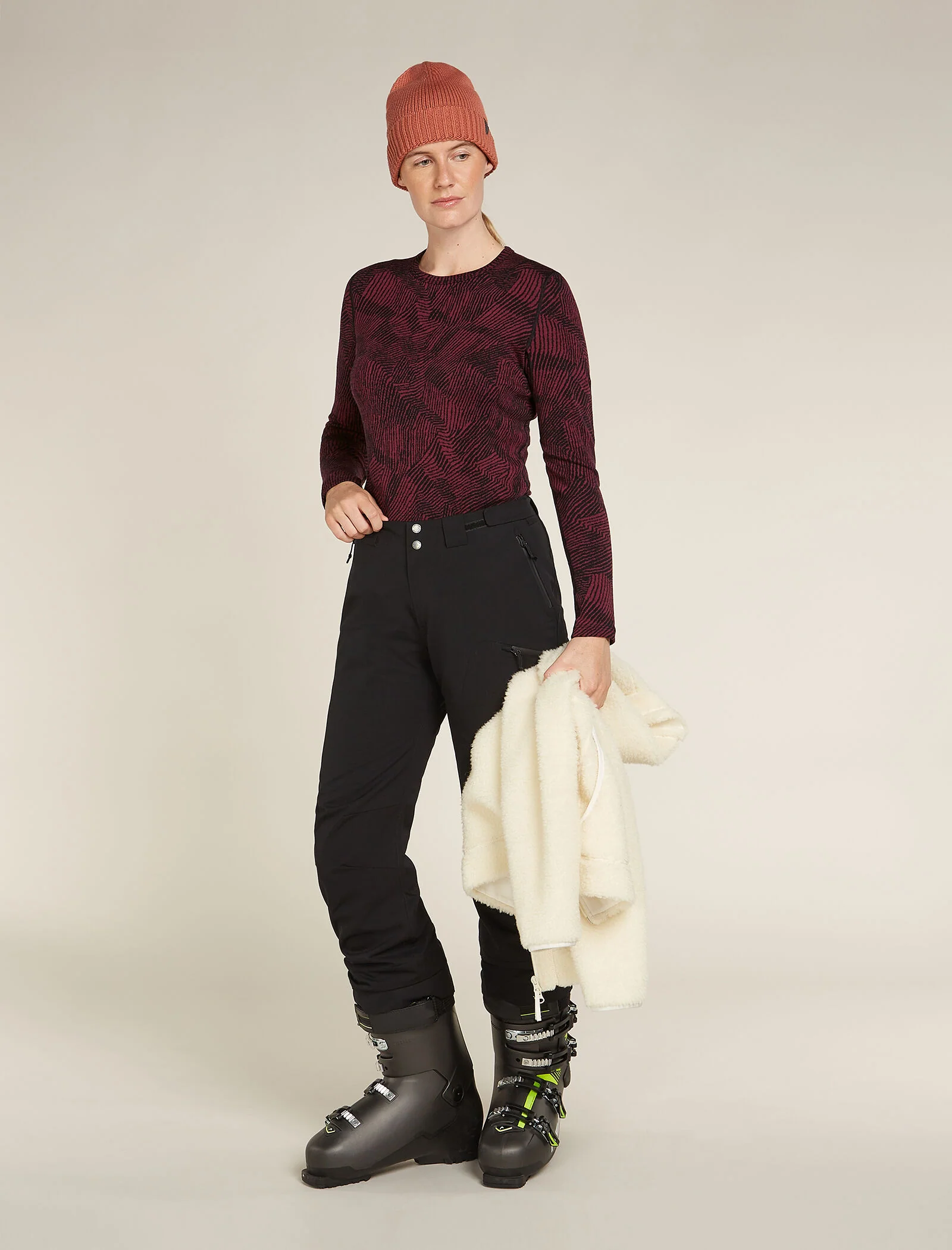 Women's Merino 260 Vertex Long Sleeve Crew Thermal Top Frozen Forms - Image 4